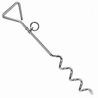 PCR TIE OUT STAKE SPIRAL 18"