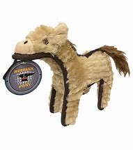 Steel Dog Toy Pony With Tennis Ball