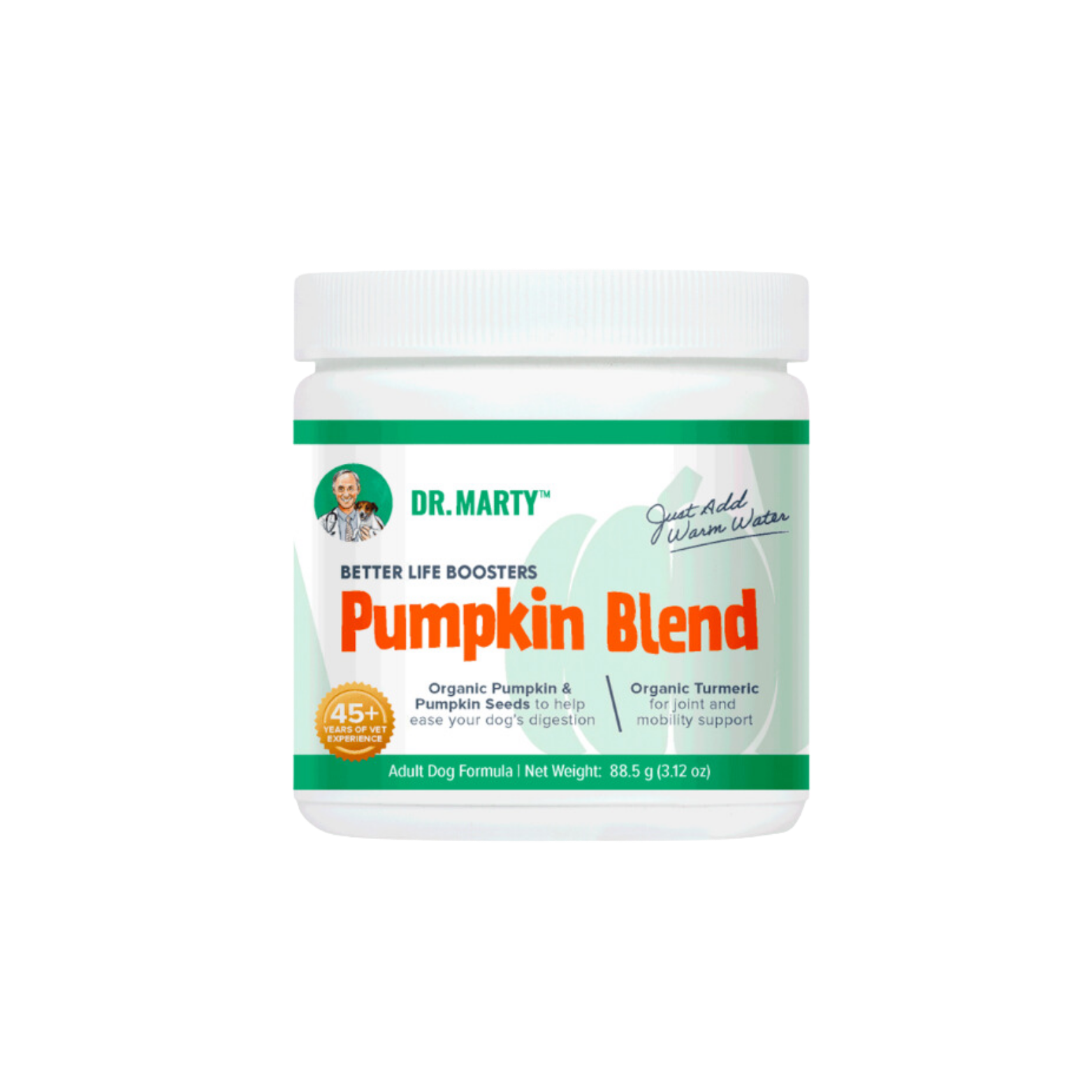 Dr Marty Supplement Dog Better Life Boosters Pumpkin Blend Powder 3.17oz