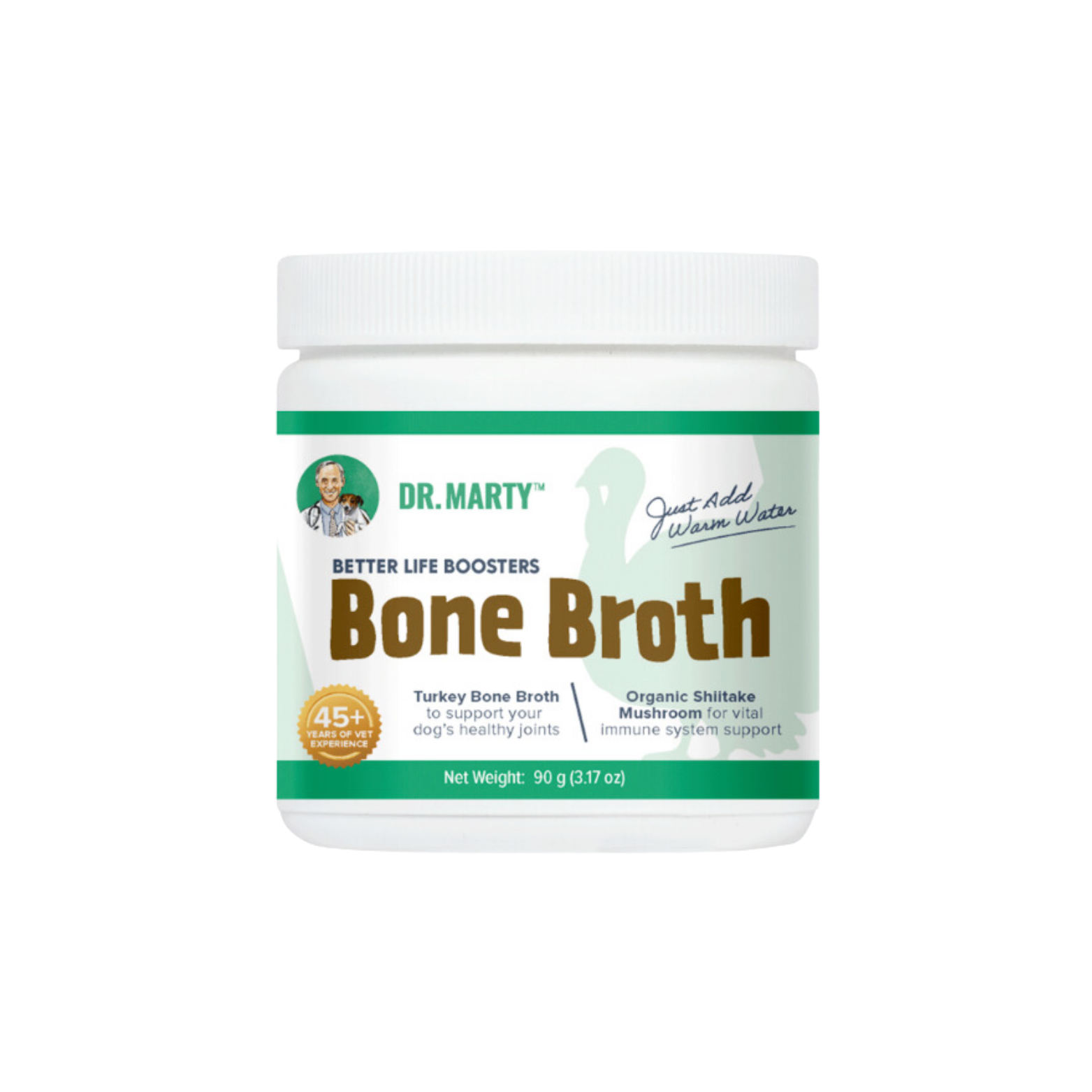 Dr Marty Supplement Dog Better Life Boosters Turkey Bone Broth Powder