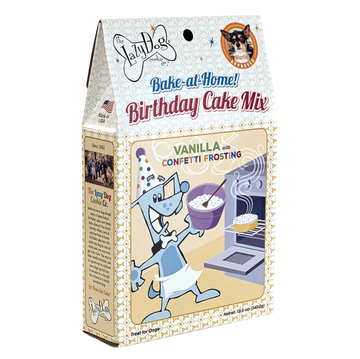Lazy Dog Bake-at-Home Birthday Cake Mix Vanilla 5oz