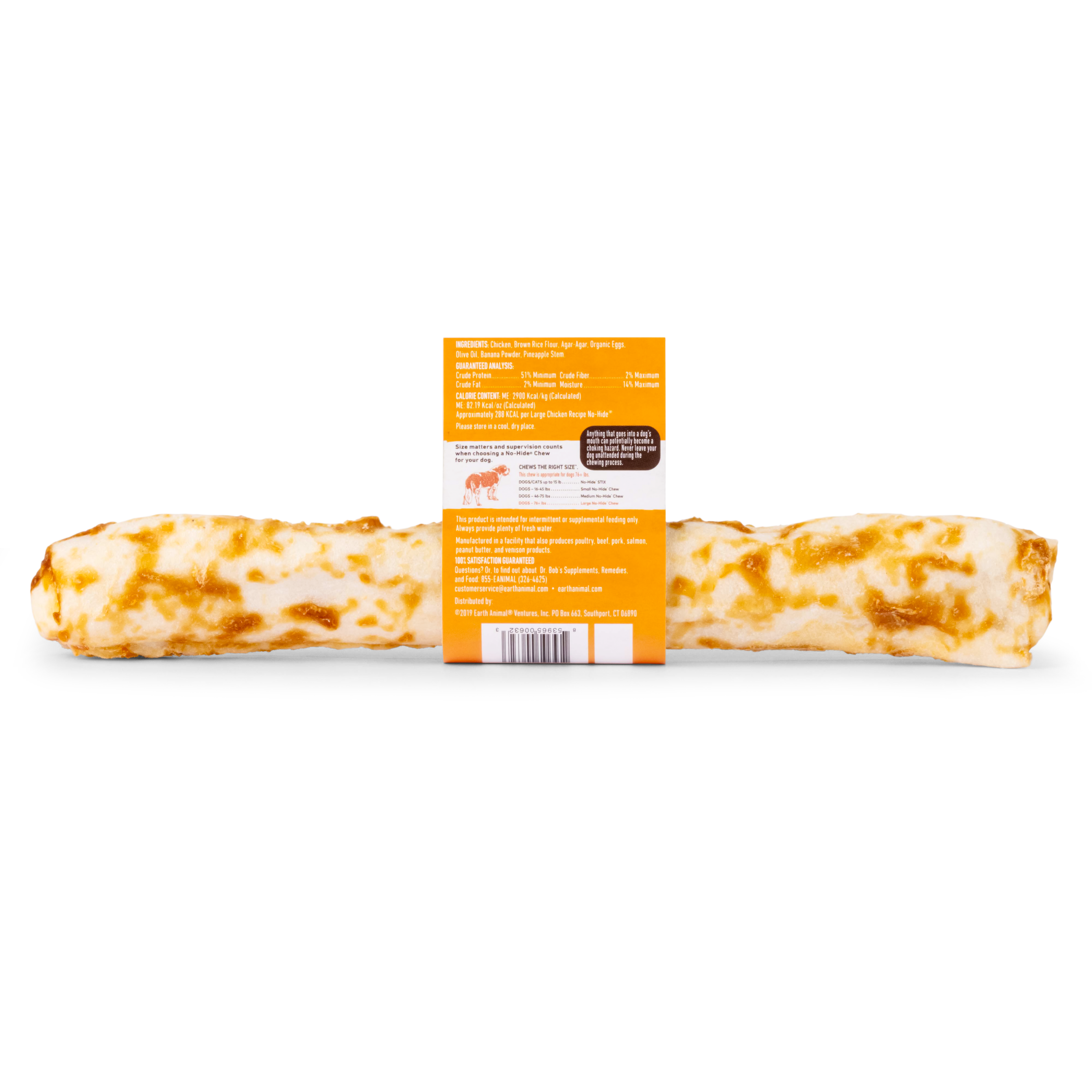 Earth Animal No Hide Dog Chew Chicken Large 3.5oz