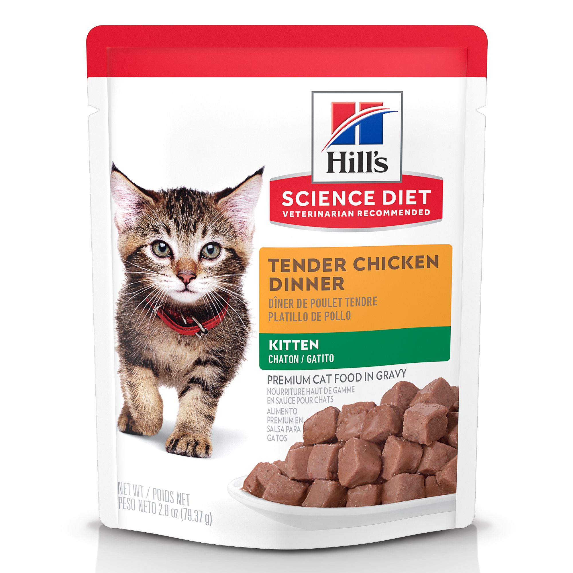 Science Diet Wet Kitten Food Pouch Chicken 2.8oz