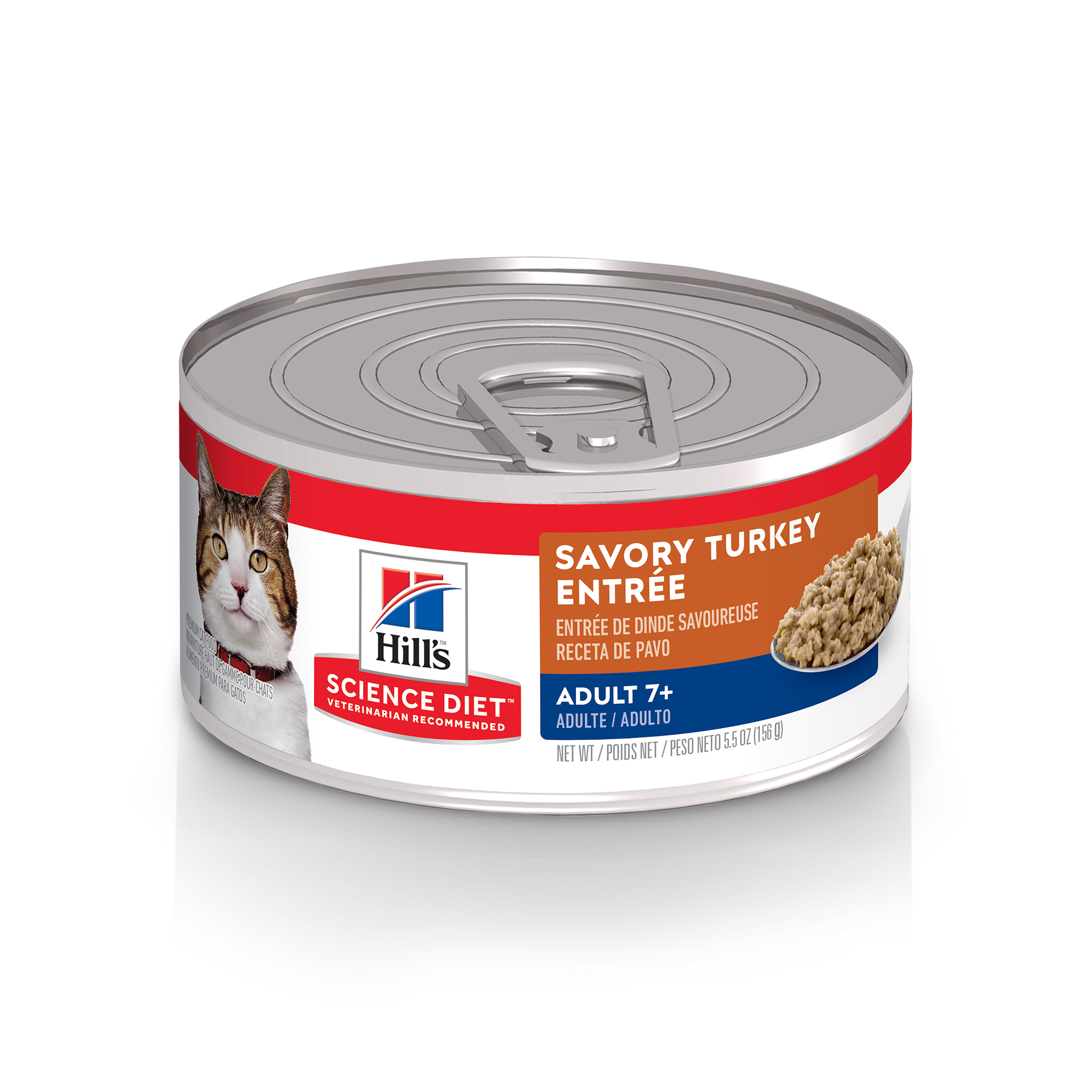 Science Diet Senior Cat 7+ Savory Turkey Entree 5.5oz Can