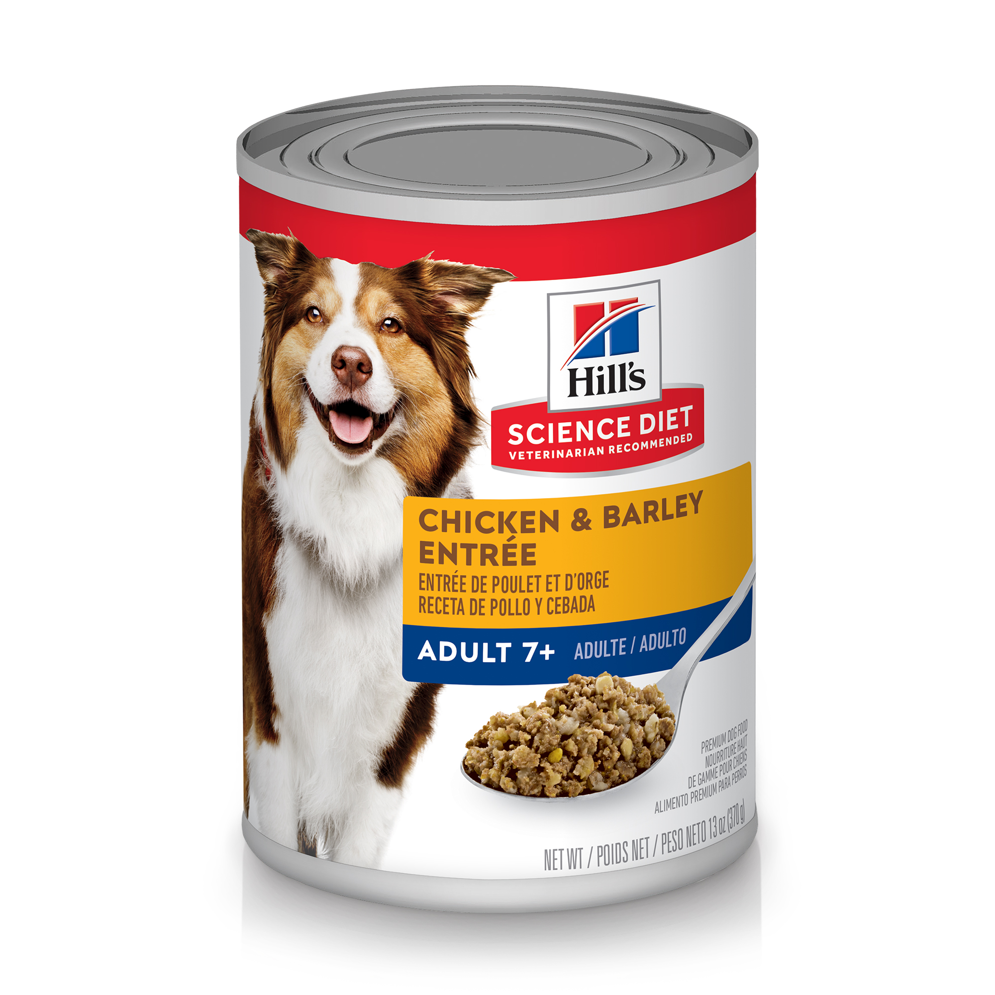 Science Diet Senior Dog 7+ Chicken & Barley Entree 13oz Can