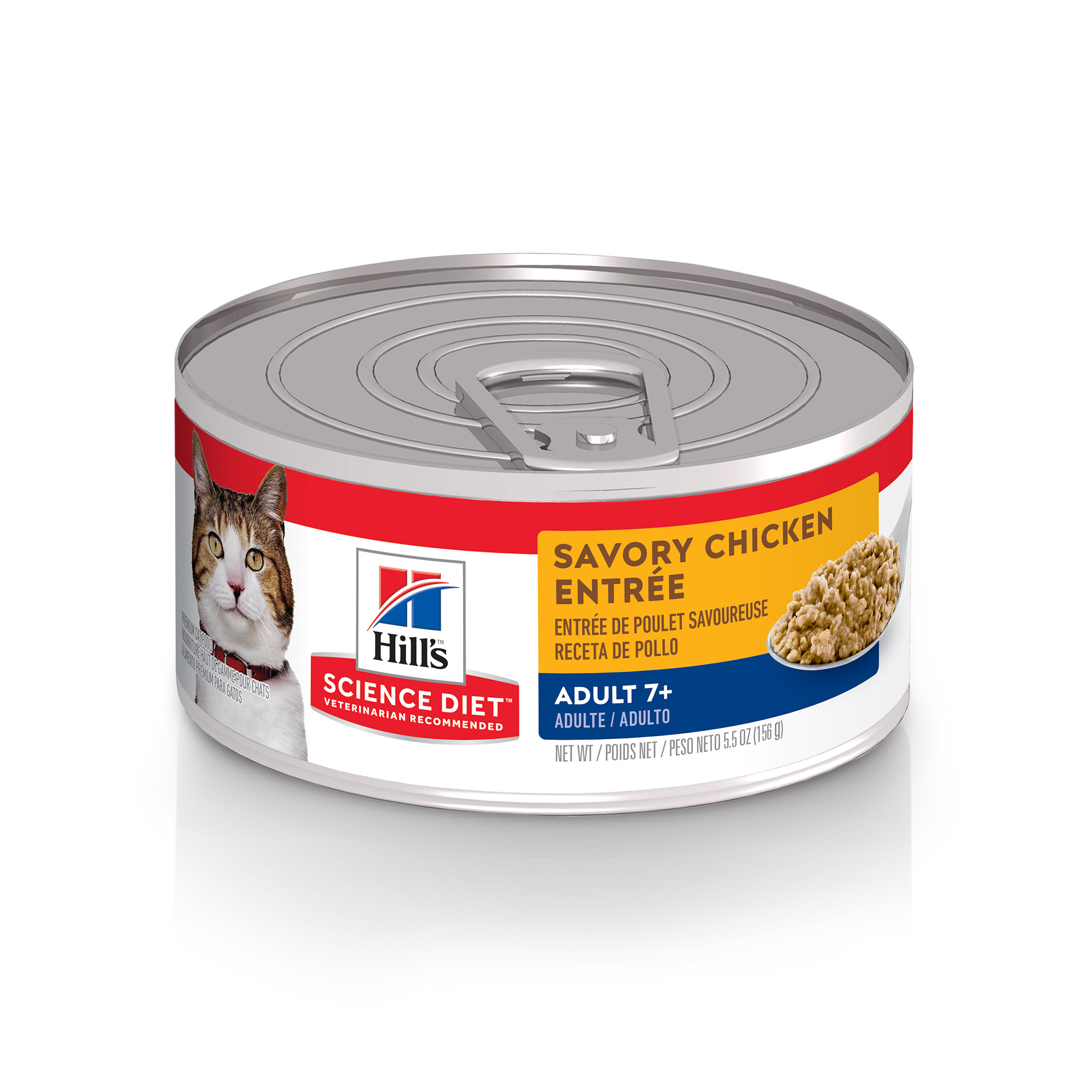 Science Diet Senior Cat 7+ Savory Chicken Entree 5.5oz Can