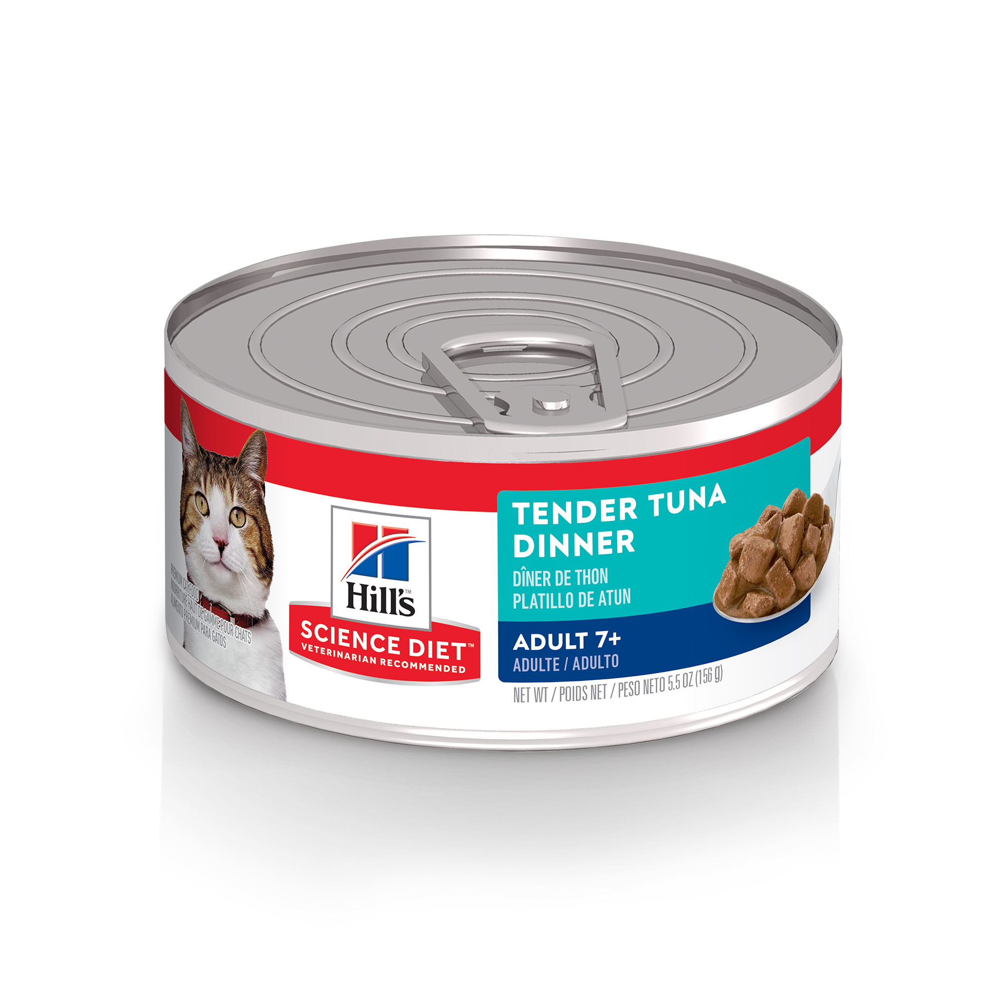 Science Diet Wet Senior 7+ Cat Tender Tuna Dinner 5.5oz Can