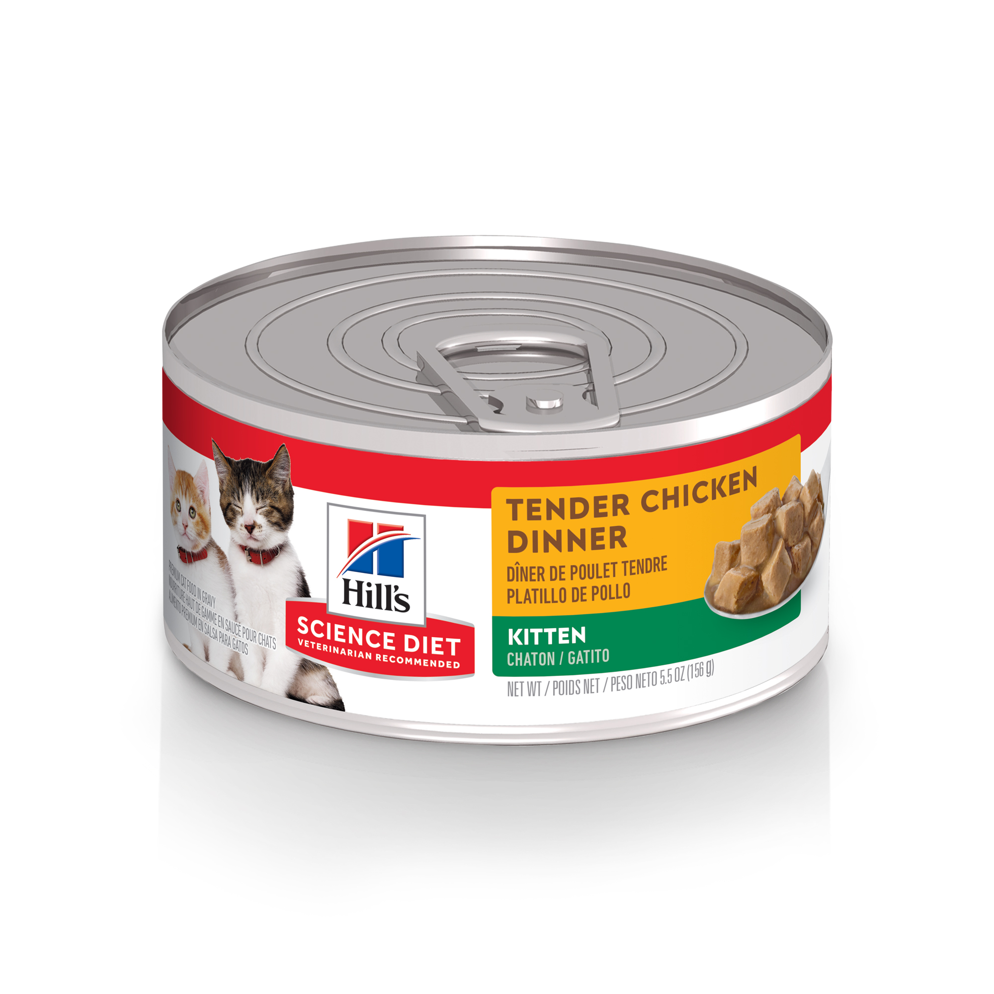 Science Diet Cat Food Kitten Tender Chicken Dinner Can 5.5oz