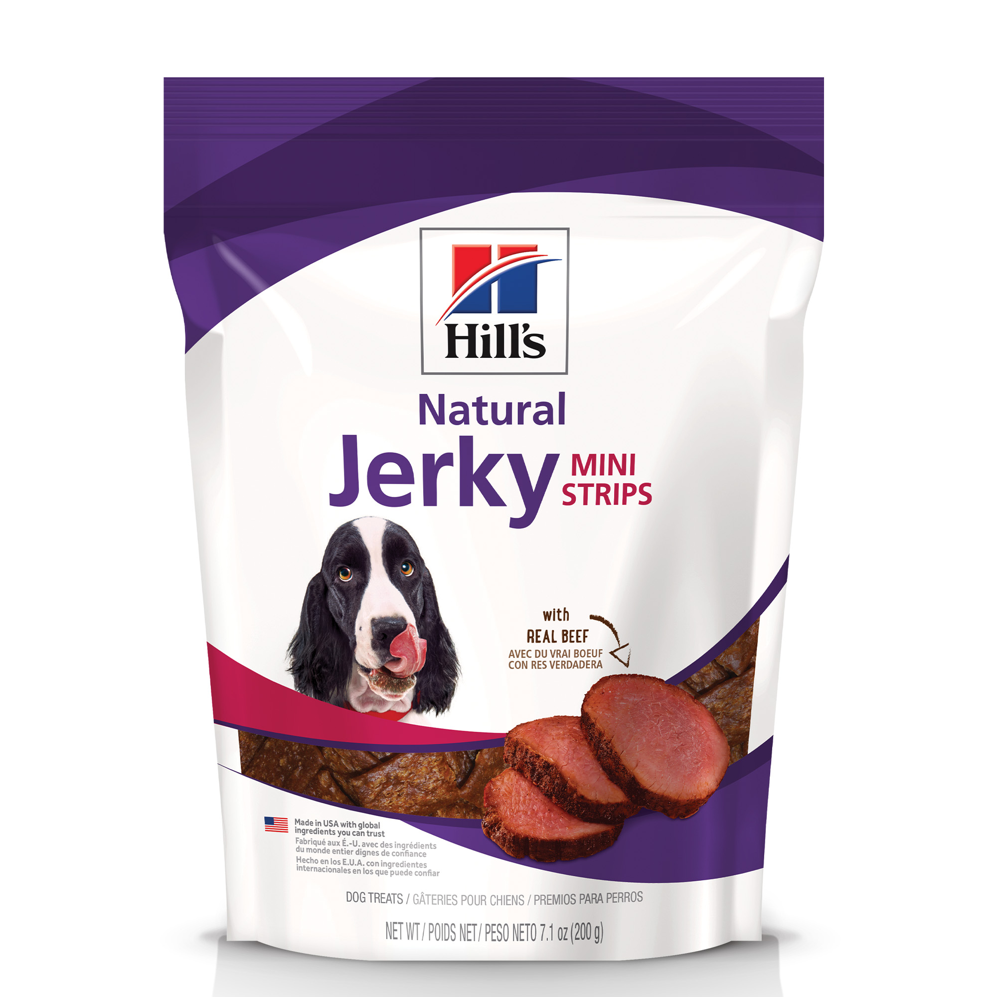 Hill's Natural Jerky Mini-Strips Dog Treats with Real Beef 7.1oz
