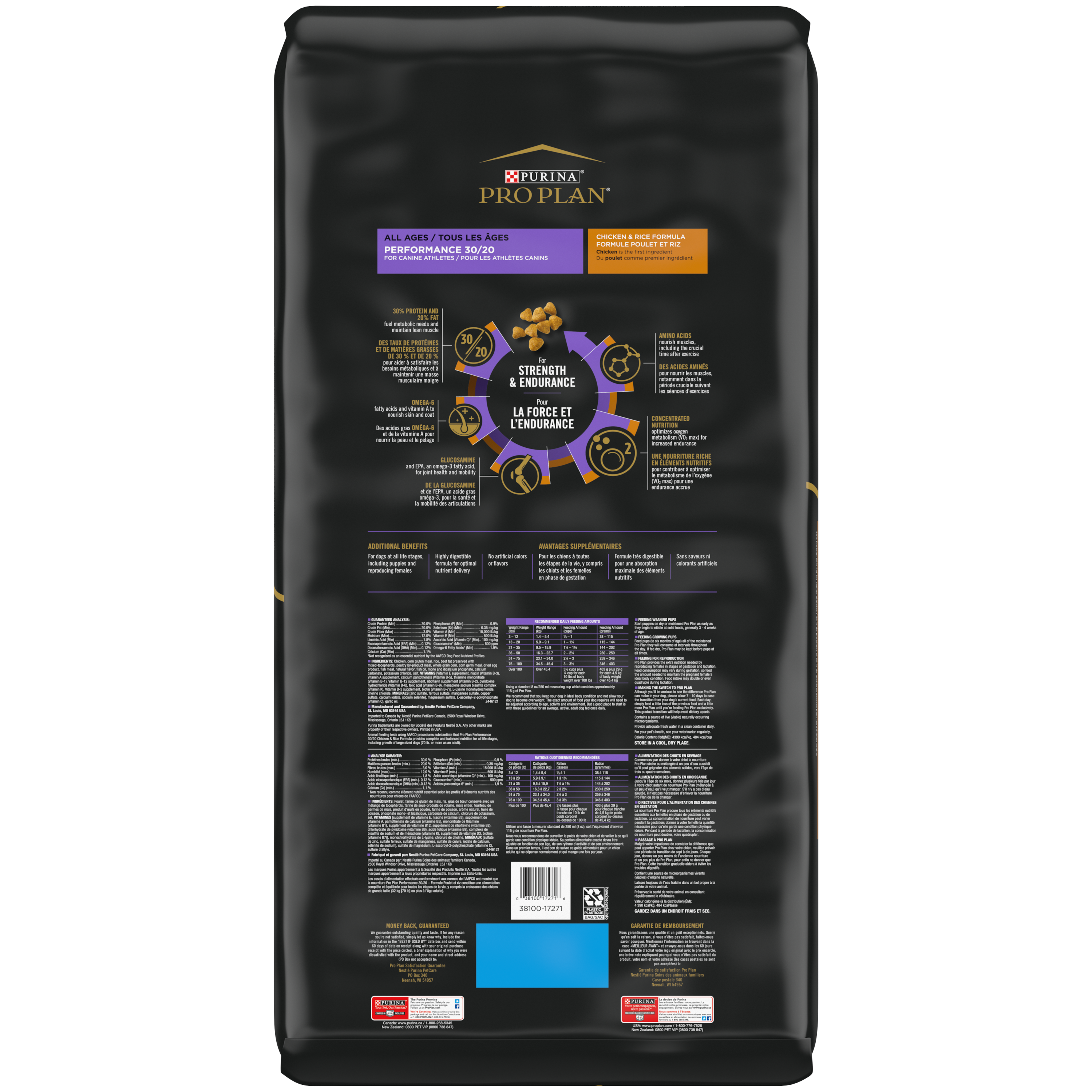 Purina Pro Plan Dog SPORT Performance 30/20 37.5#