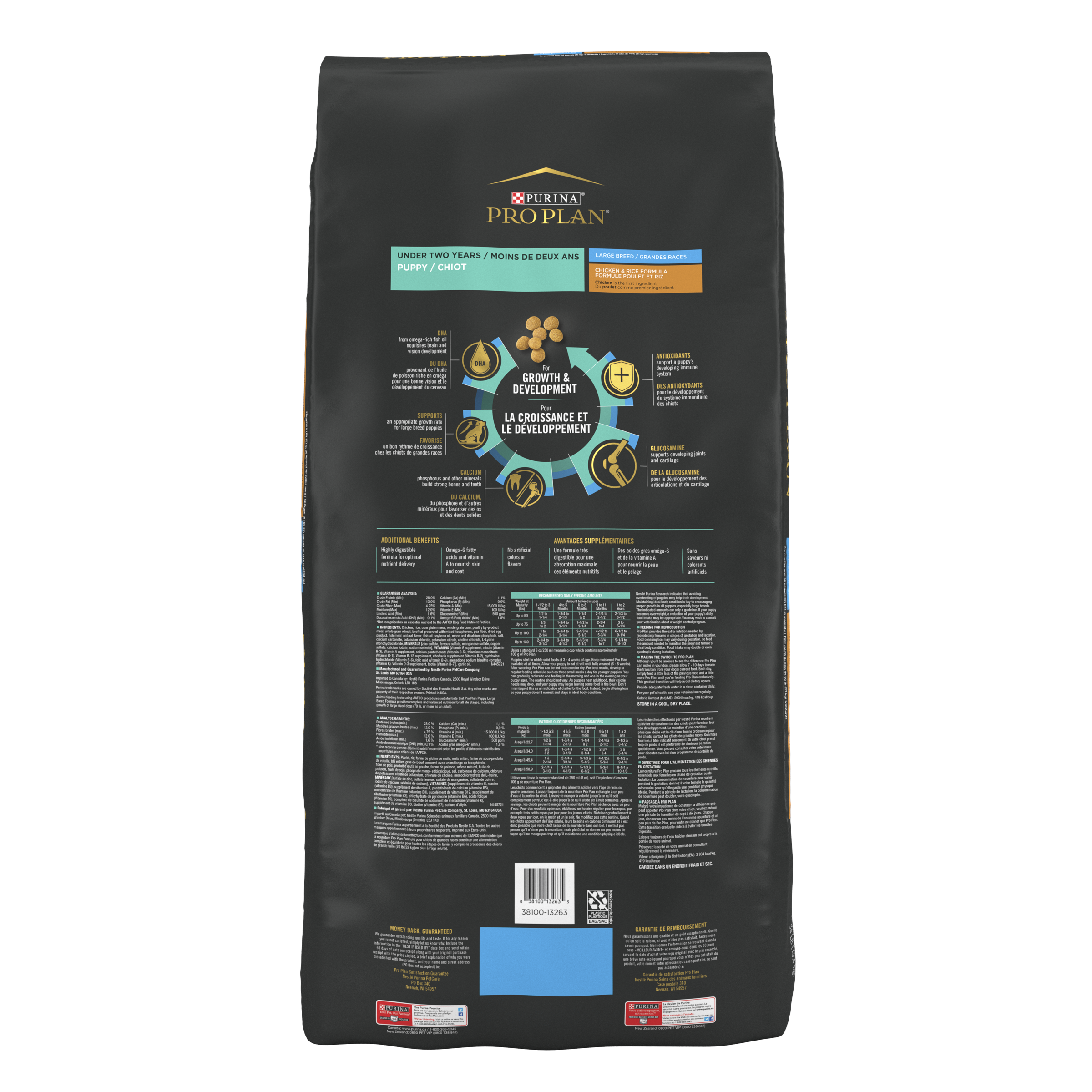 Purina Pro Plan Puppy Large Breed Chicken & Rice 34#