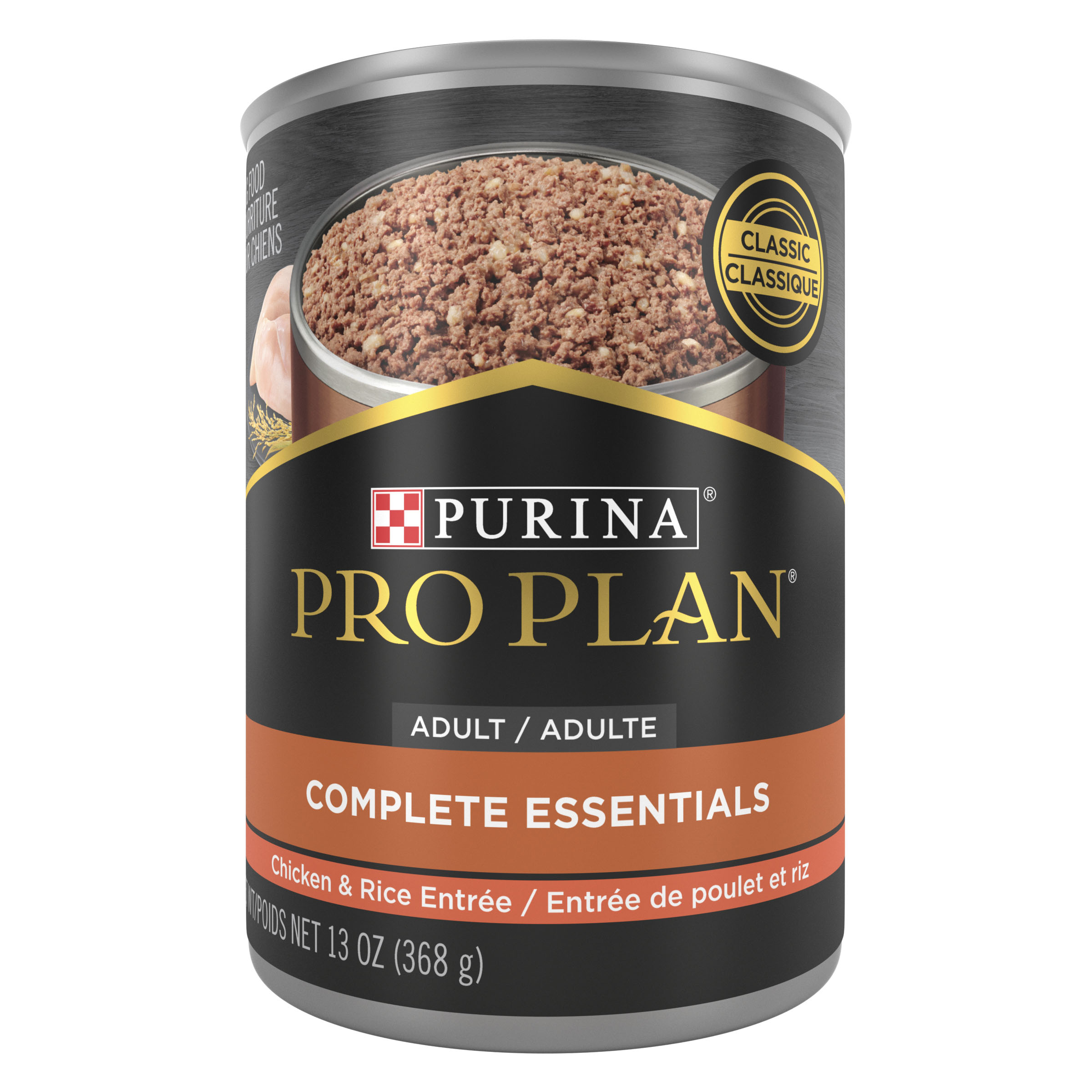 Purina Pro Plan Savor Classic Pate Dog Chicken & Rice 13oz can