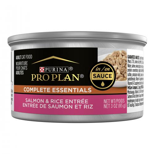 Purina Pro Plan Cat Salmon & Rice in Sauce 3oz can