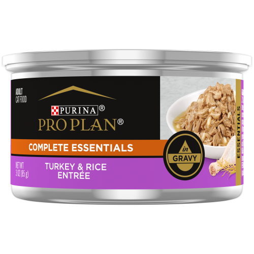 Purina Pro Plan Cat Gravy Turkey & Rice 3oz can