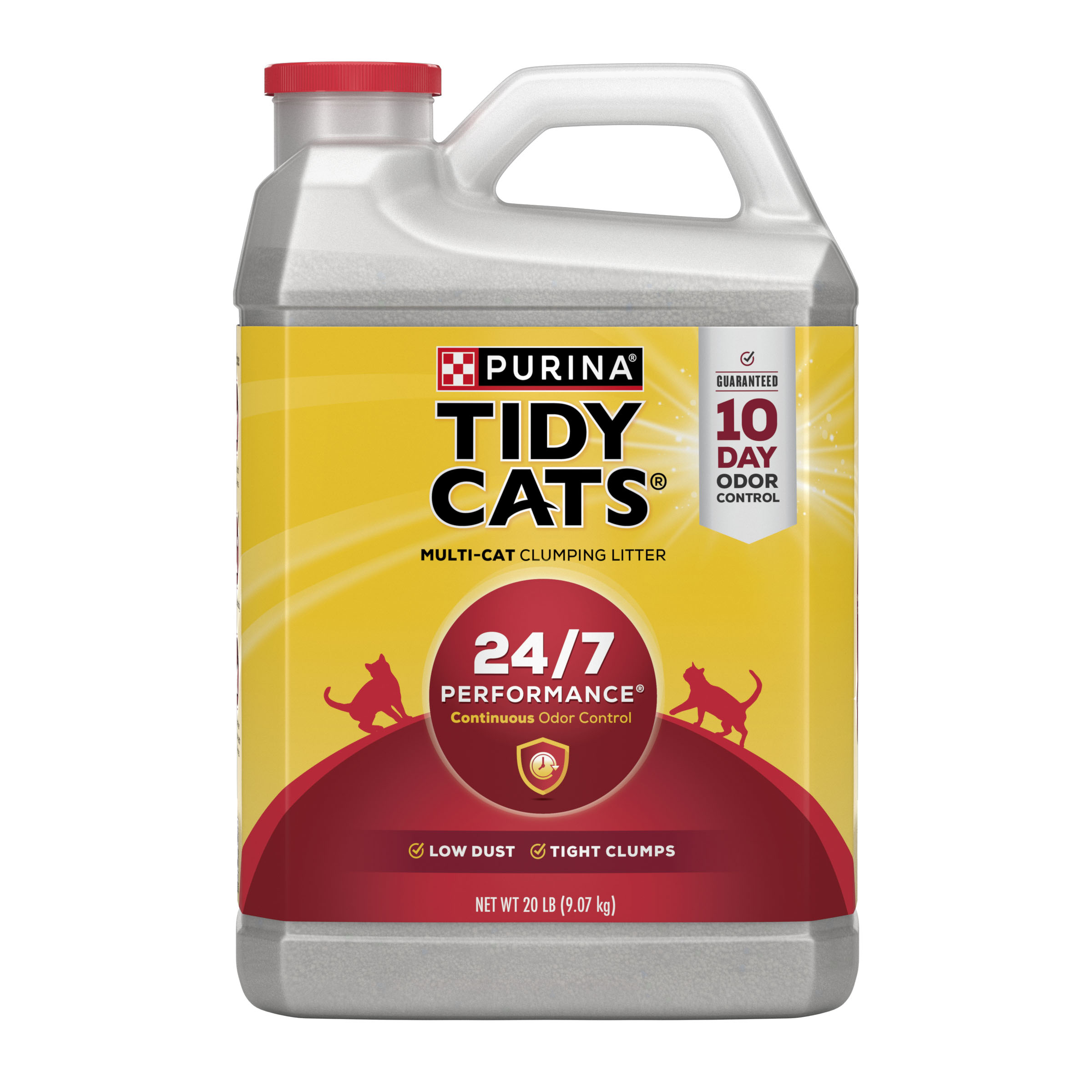 Purina Tidy Cats Clumping 24/7 Performance Multi Cat Litter 20# jug