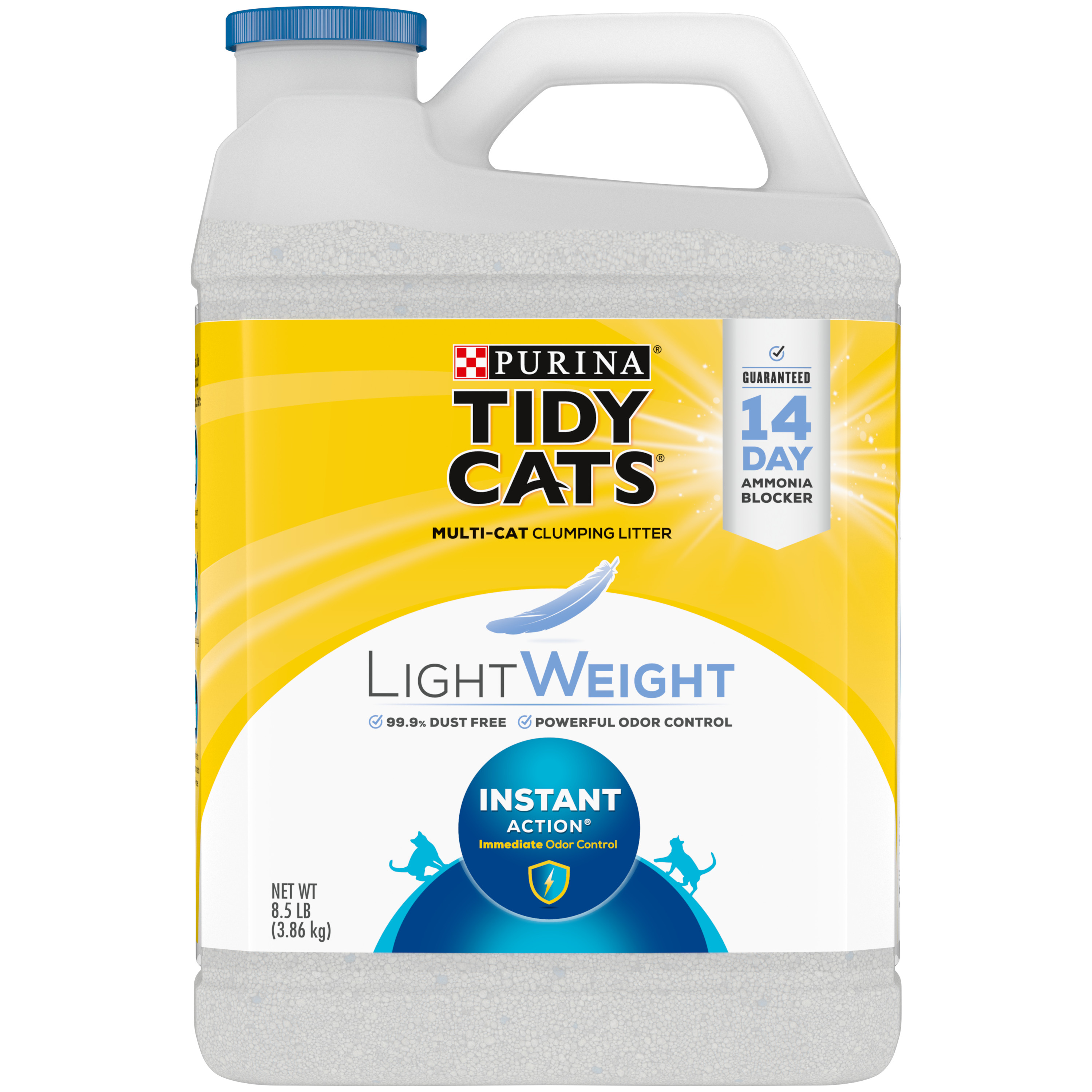 Purina Tidy Cats Light Dust Free Clumping Instant Multi Cat Litter 8.5# jug