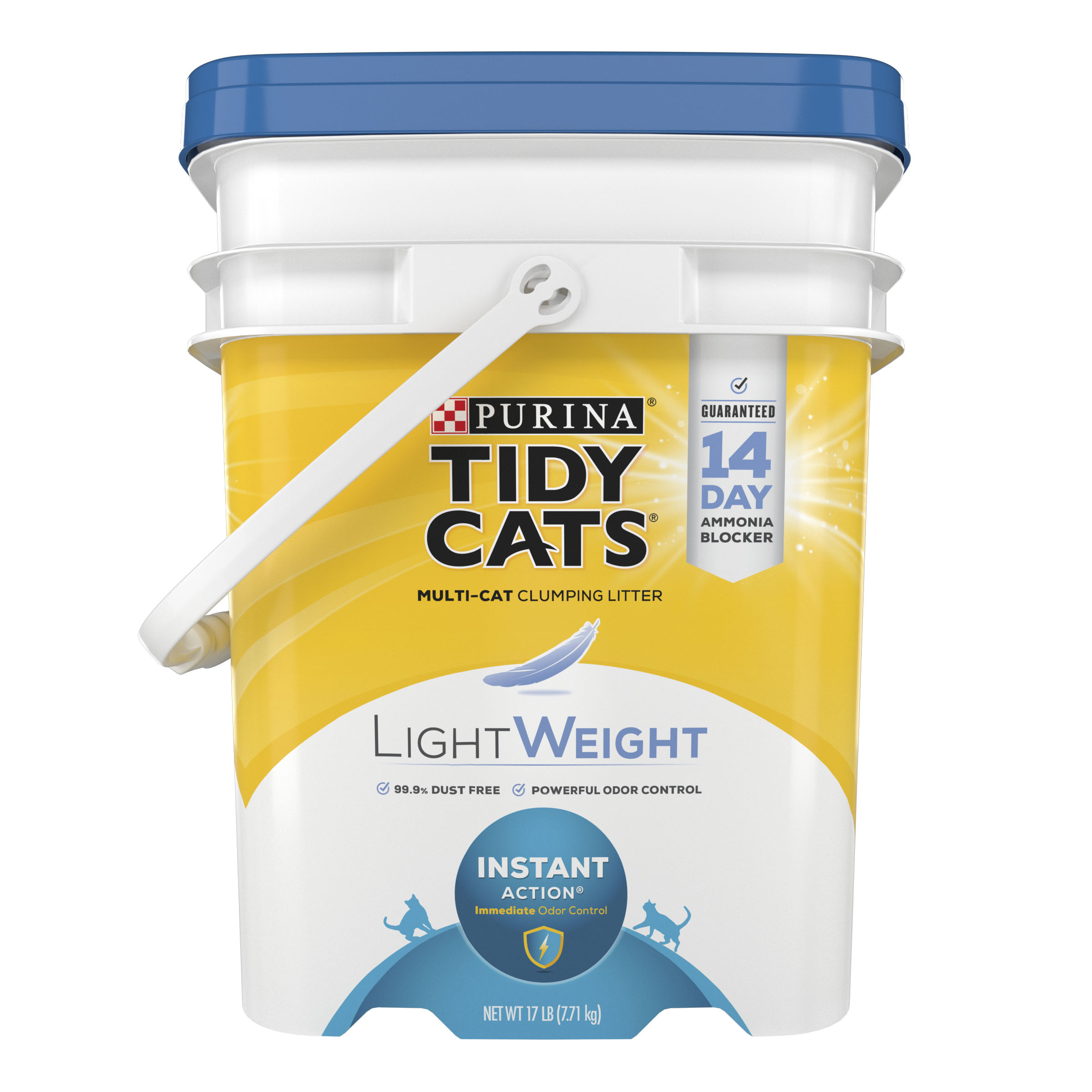 Purina Tidy Cats Light Dust Free Clumping Instant Multi Cat Litter 17# Pail