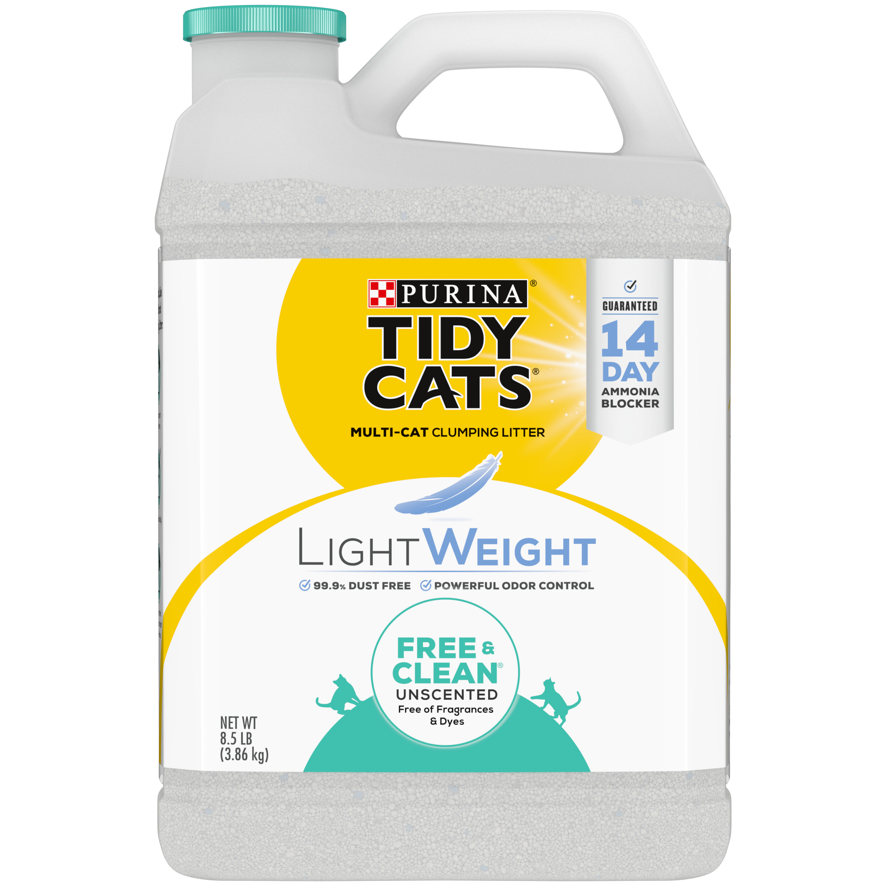Purina Tidy Cats Light Dust Free Clumping Unscented Multi Cat Litter 8.5#