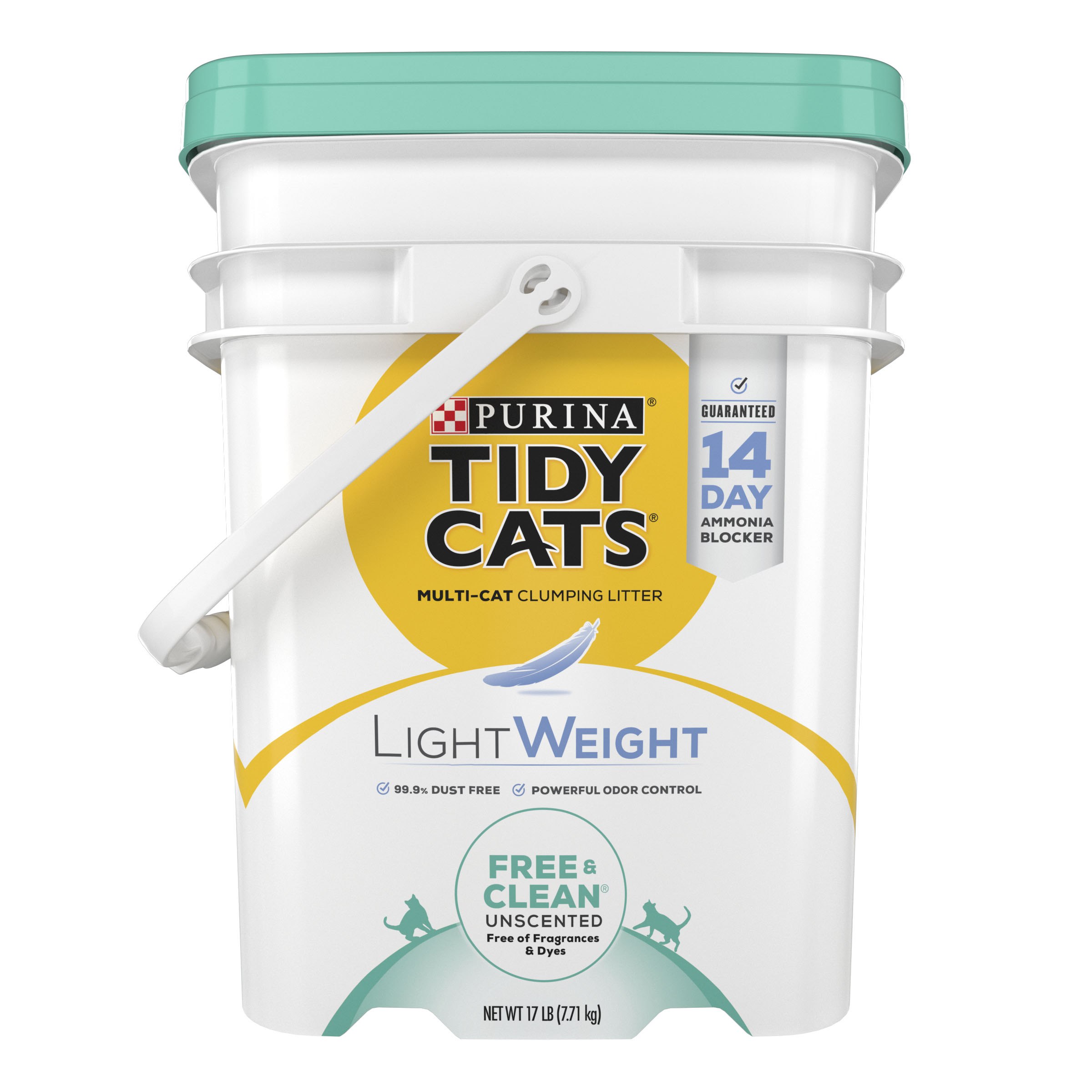 Purina Tidy Cats Light Dust Free Clumping Unscented Multi Cat Litter 17#