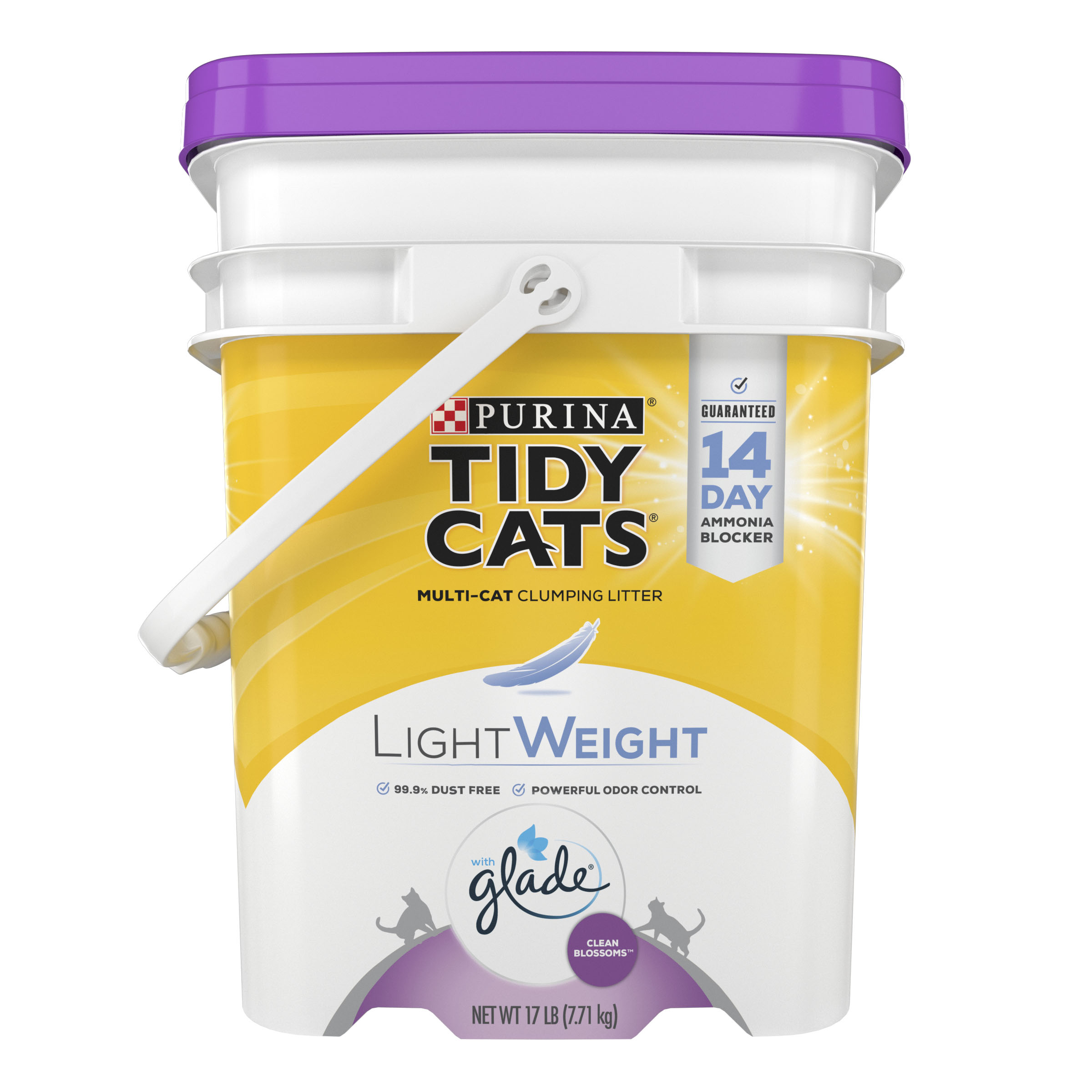 Tidy Cats Lightweight Glade Clean Blossoms Multi Cat Clumping Clay Litter