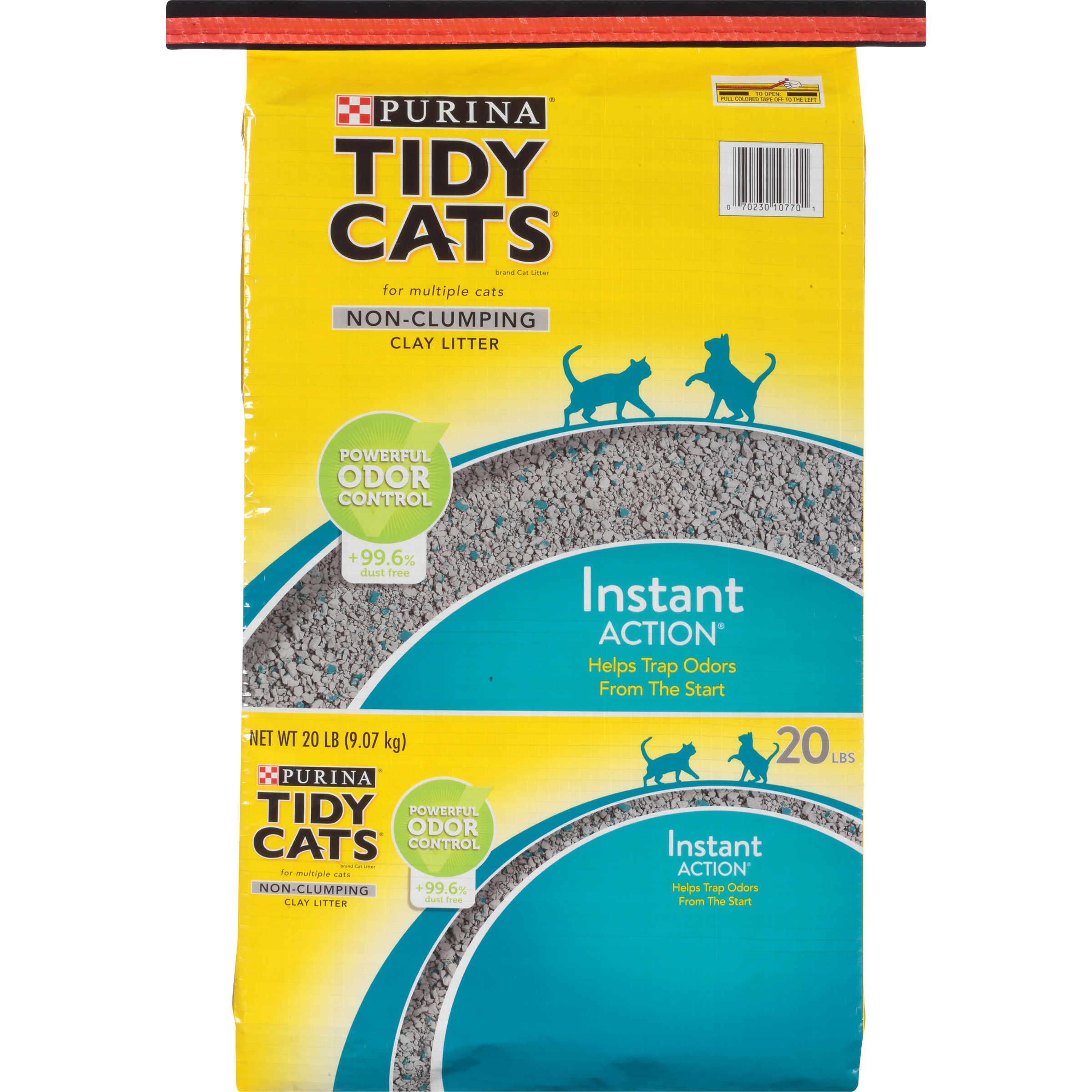 Tidy Cats Instant Action Multi Cat Non Clumping Clay Litter 20#