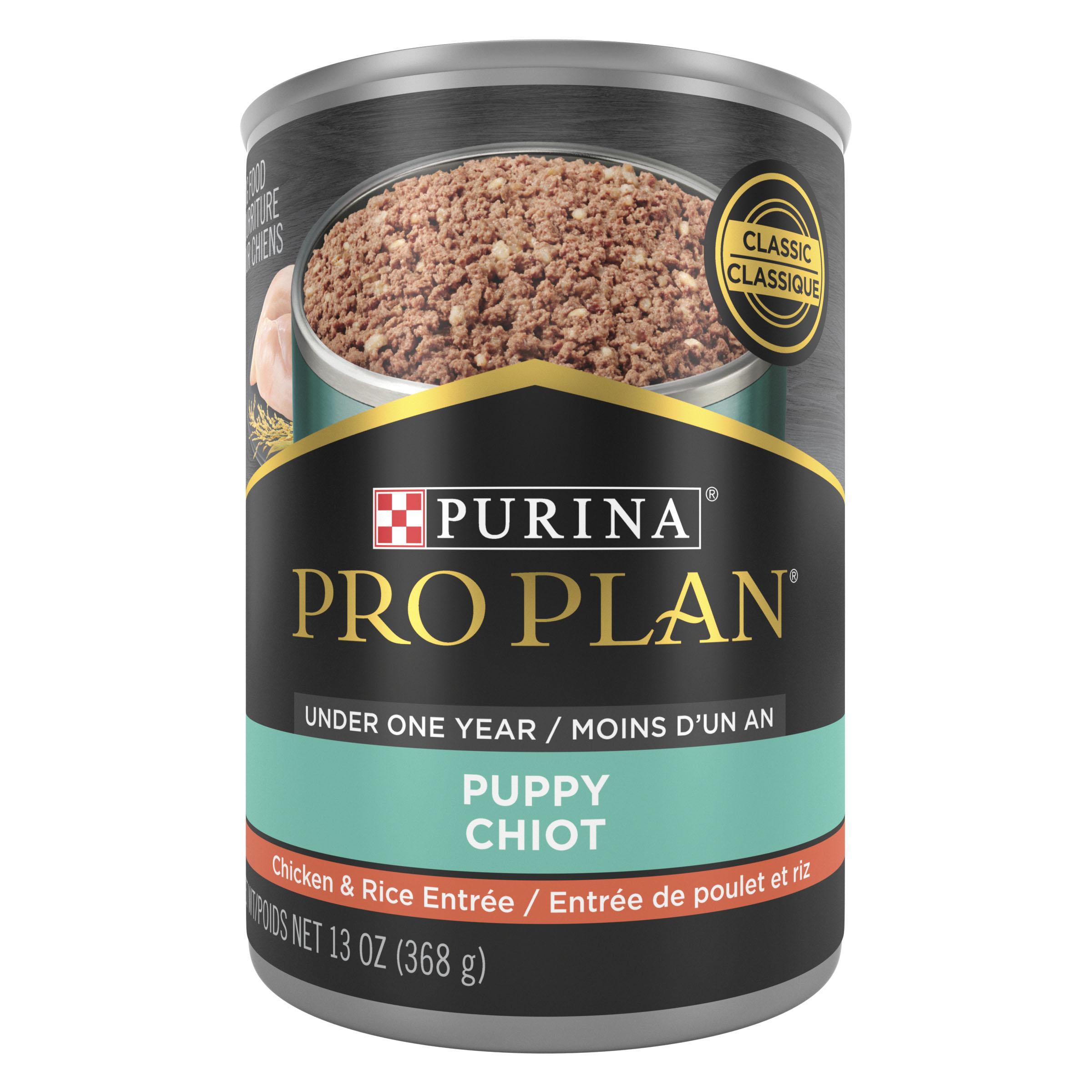 Purina Pro Plan Focus Classic Pate Puppy Chicken & Rice 13oz can