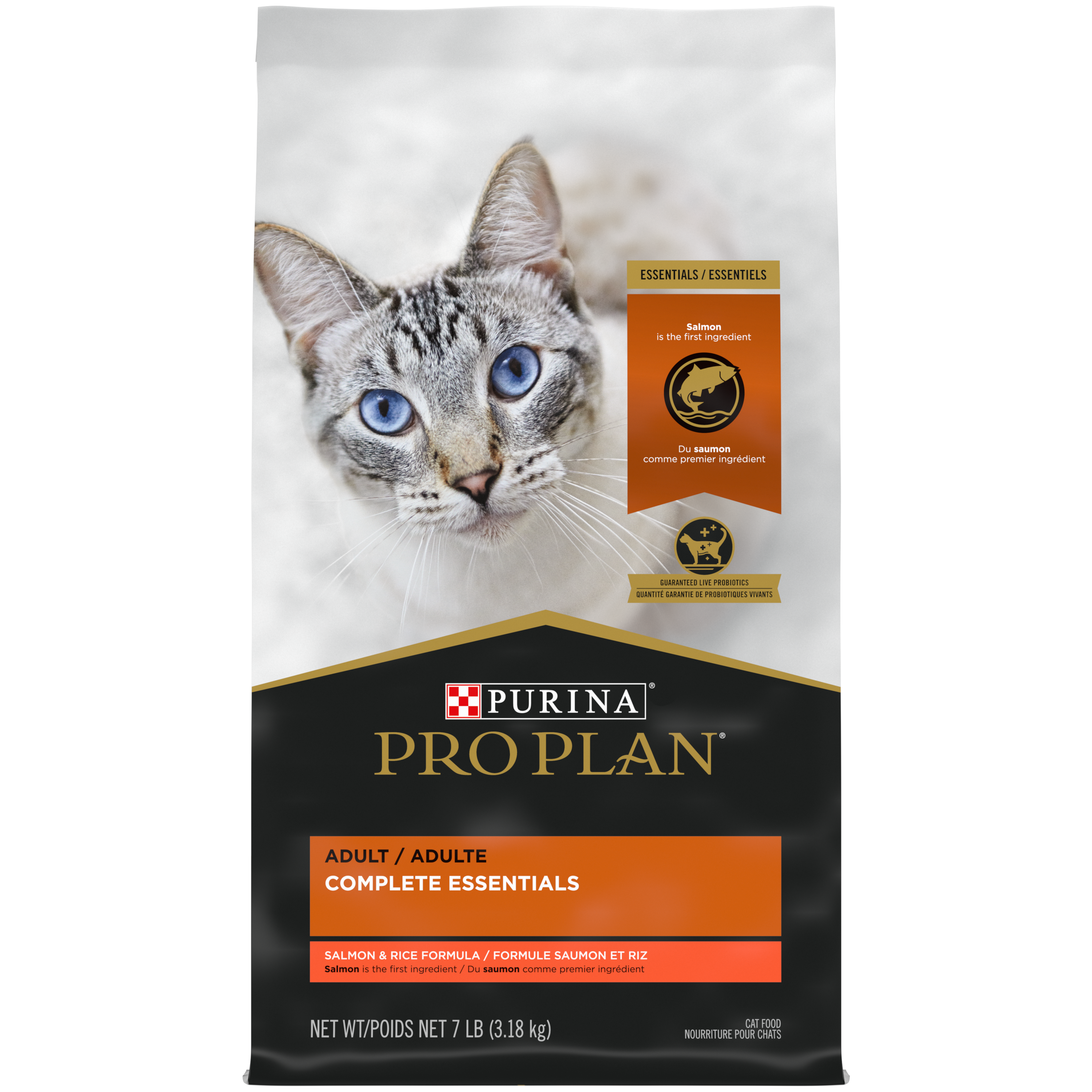 Purina Pro Plan Cat Complete Essentials Salmon & Rice 7#