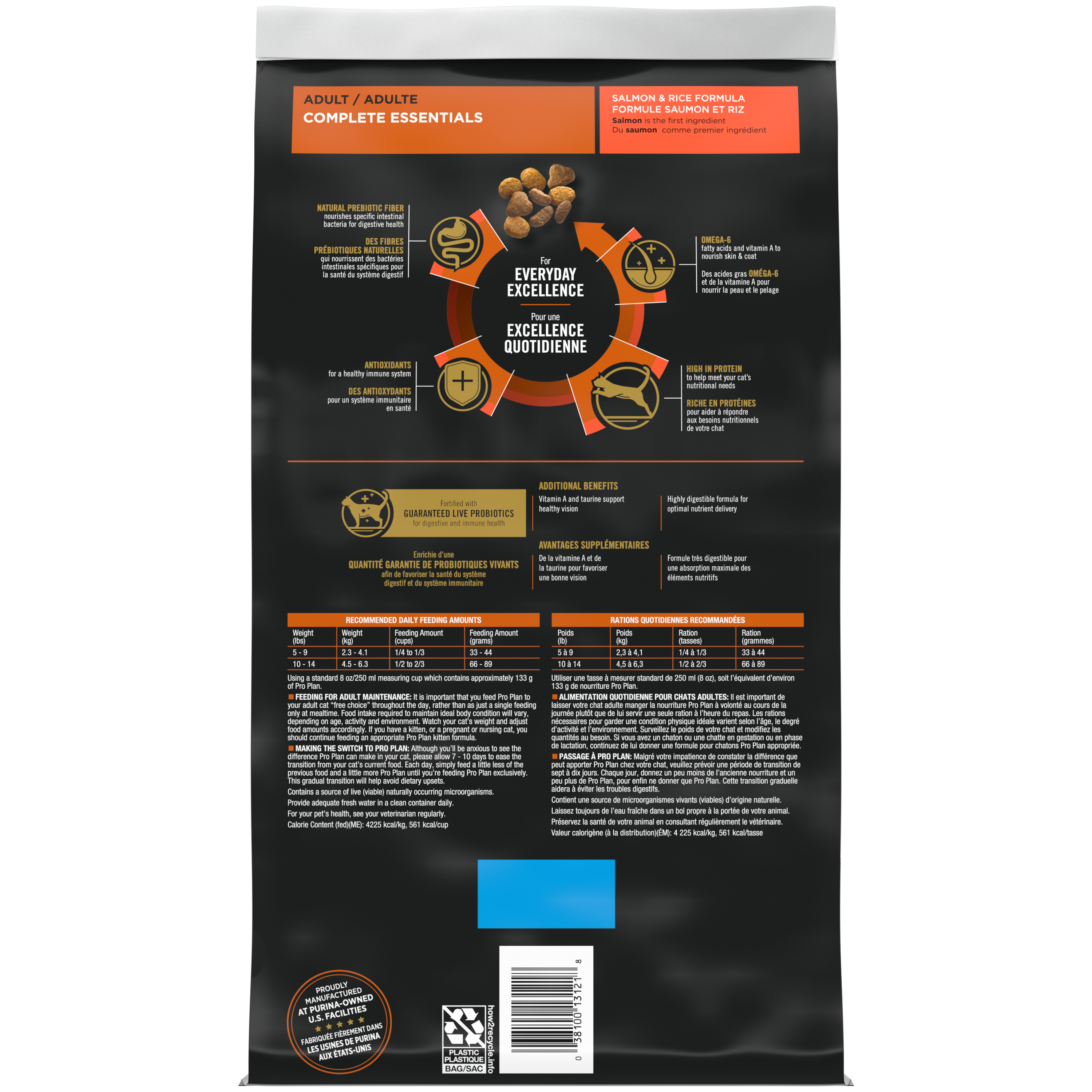 Purina Pro Plan Cat Complete Essentials Salmon & Rice 7#