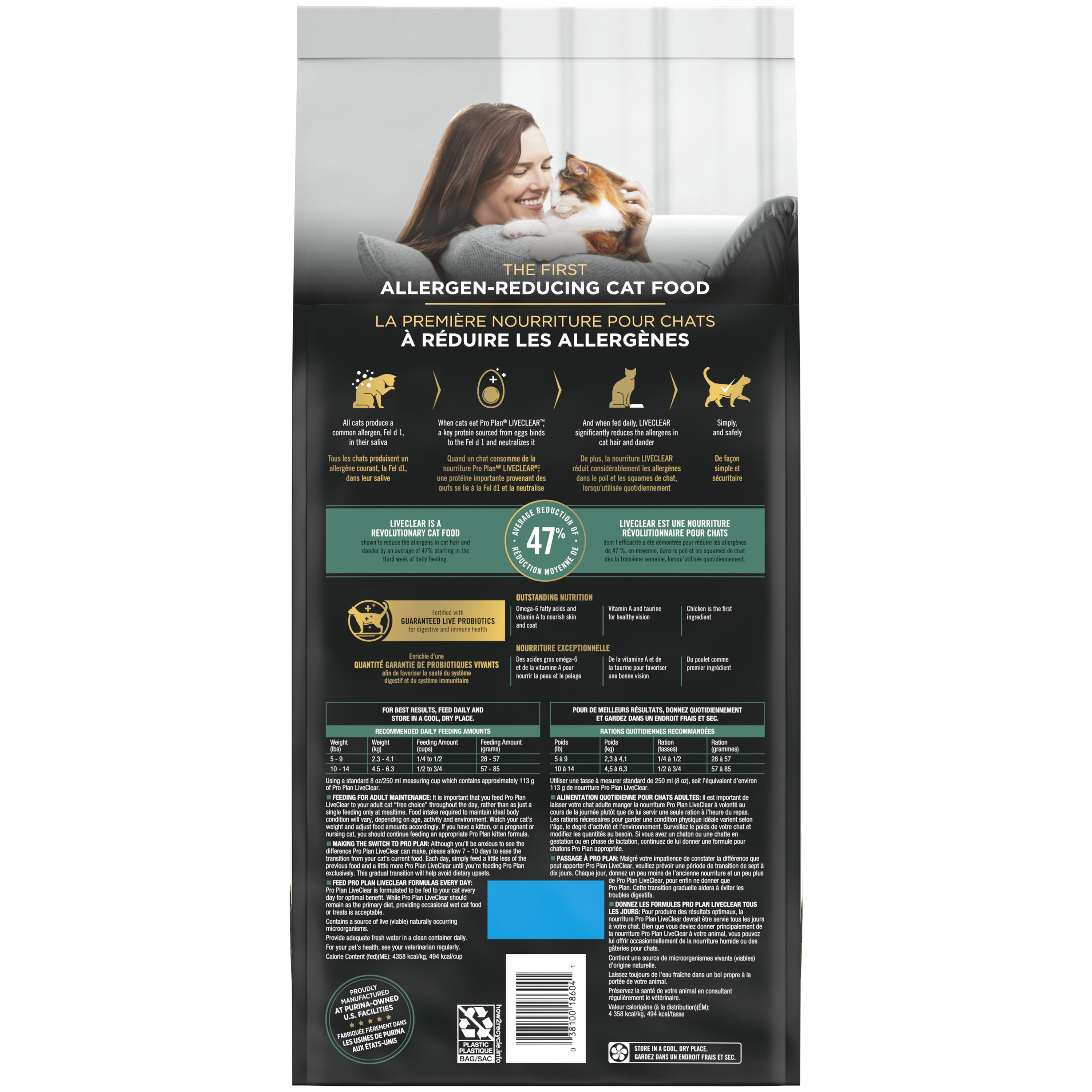 Purina Pro Plan Live Clear Cat Chicken & Rice 7#