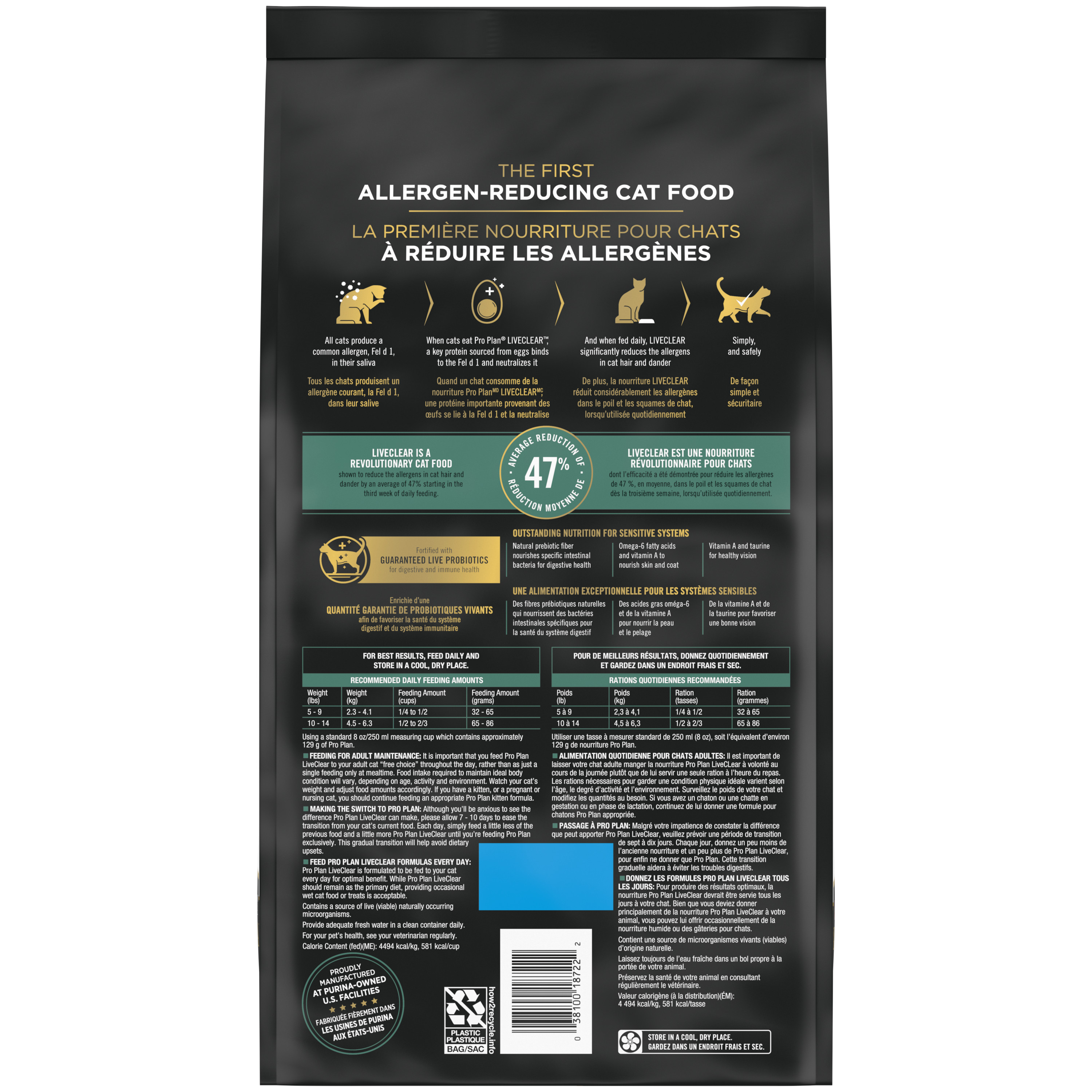 Purina Pro Plan Live Clear Cat Sensitive Skin & Stomach Turkey & Oatmeal