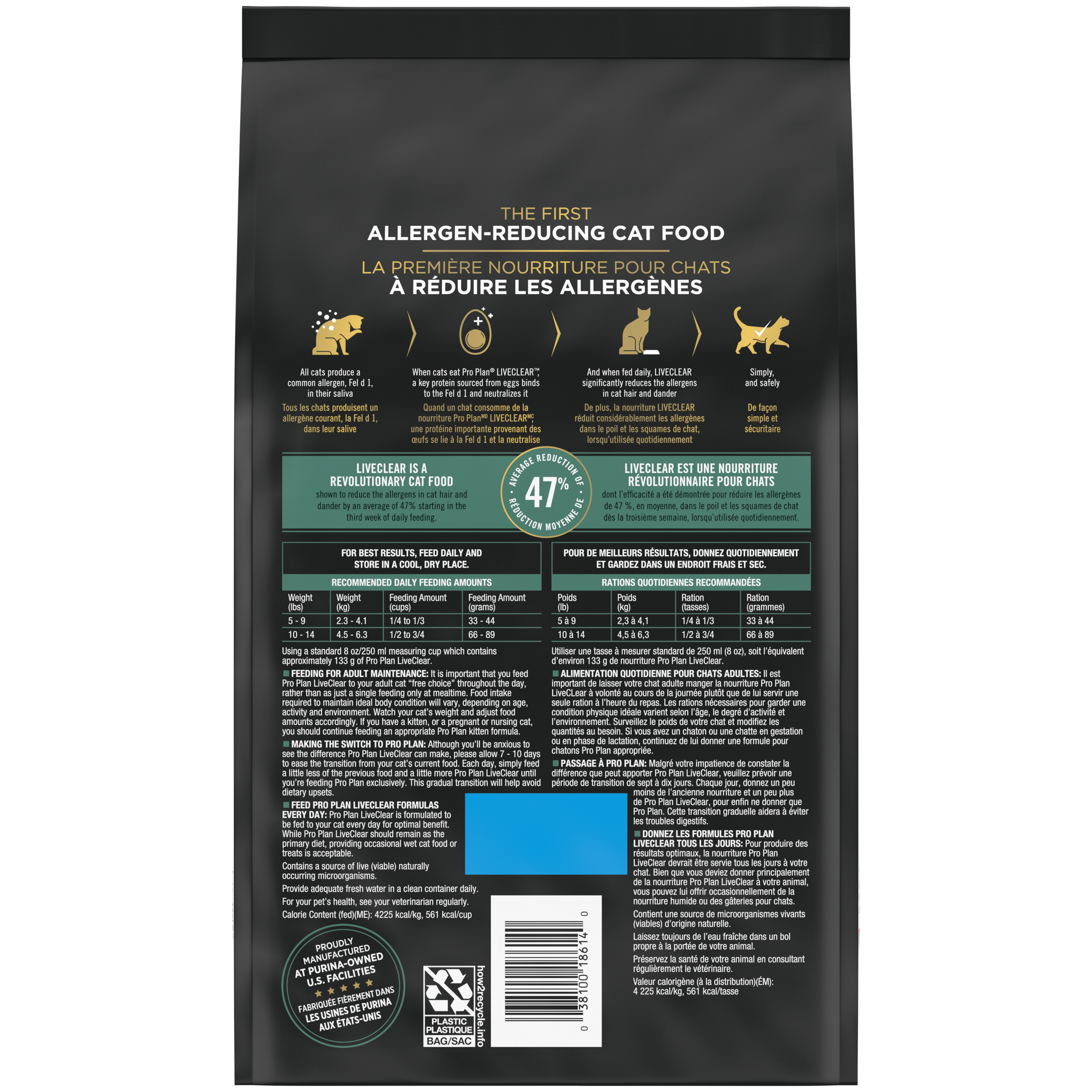 Purina Pro Plan Live Clear Cat Salmon & Rice 3.5#