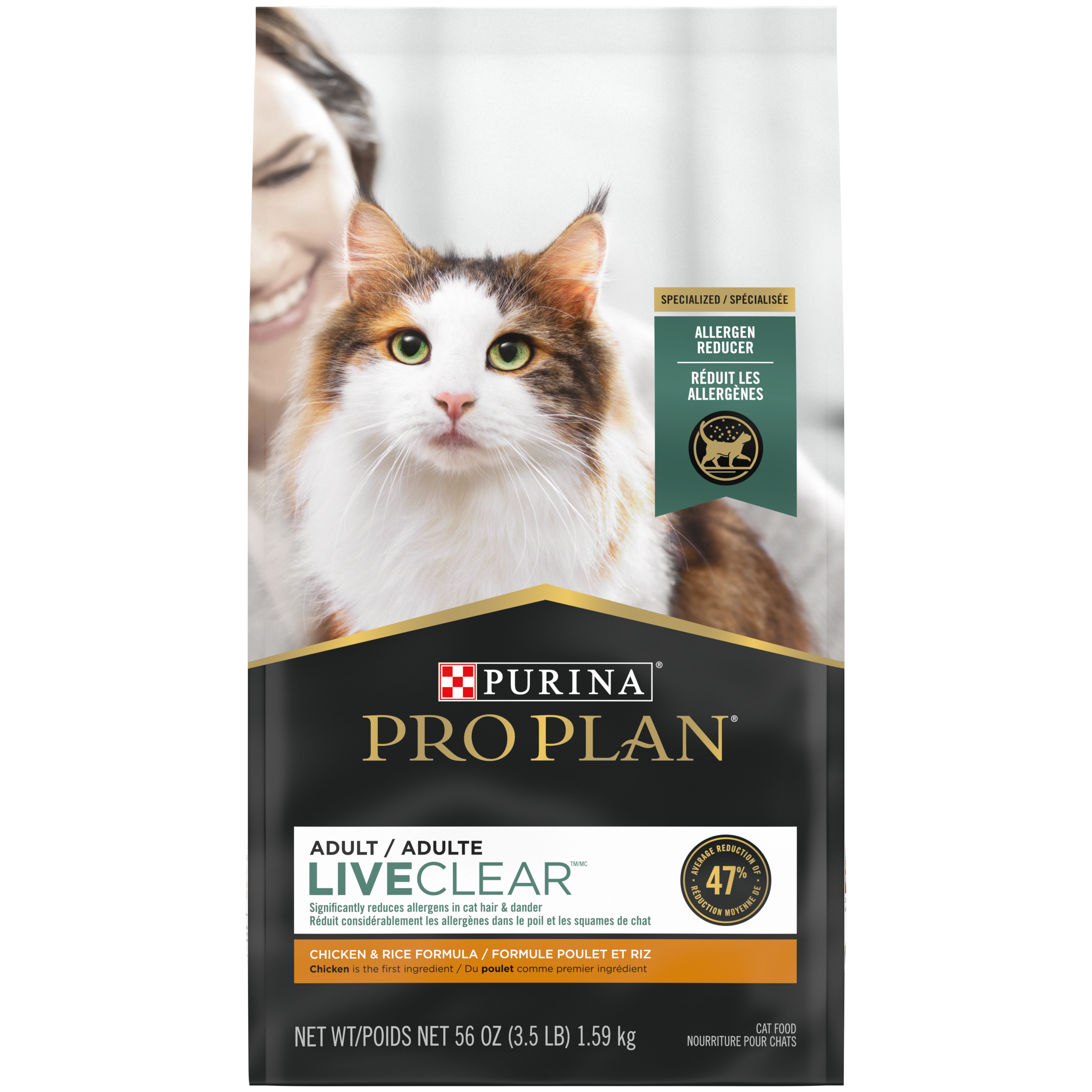 Purina Pro Plan Live Clear Cat Chicken & Rice 3.5#