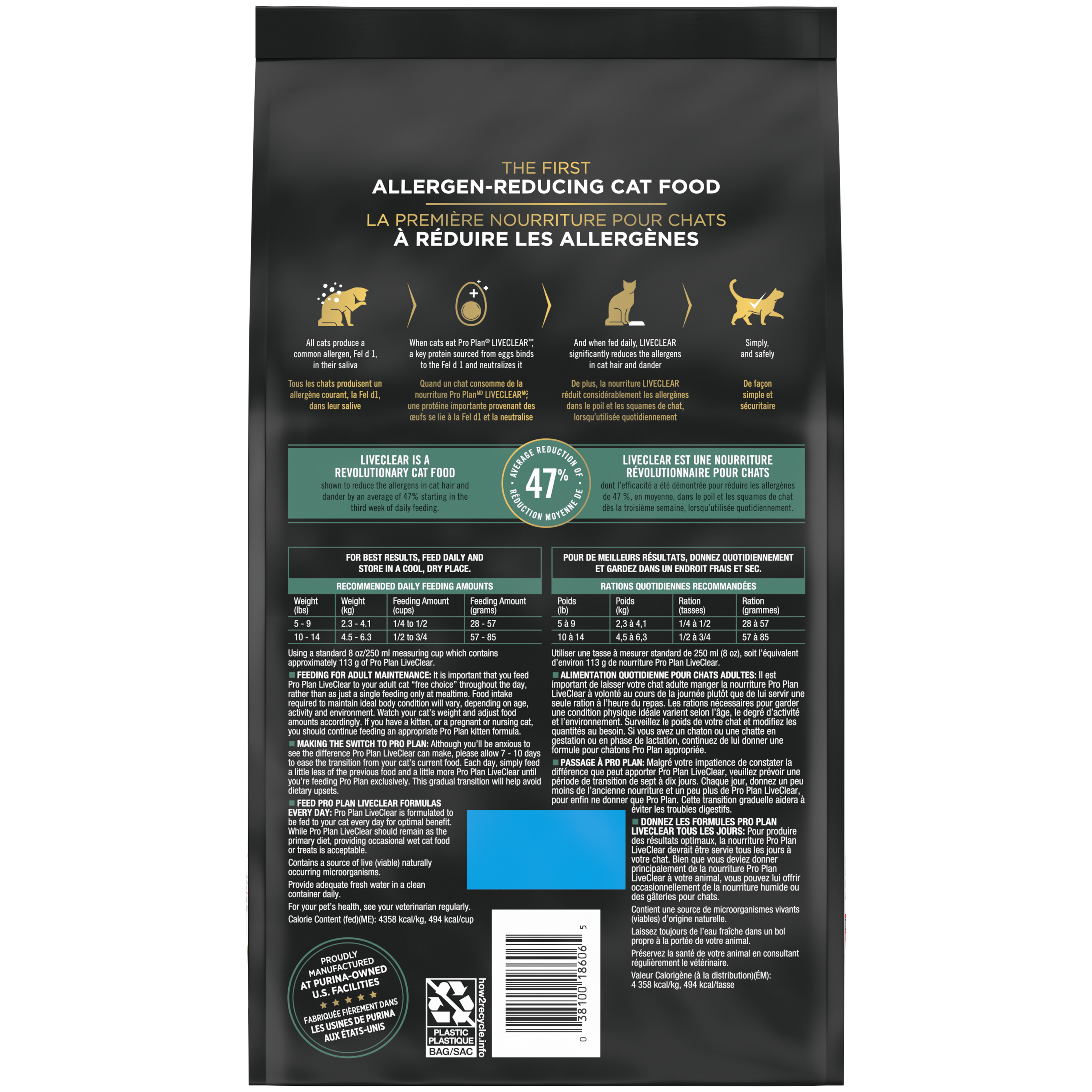 Purina Pro Plan Live Clear Cat Chicken & Rice 3.5#