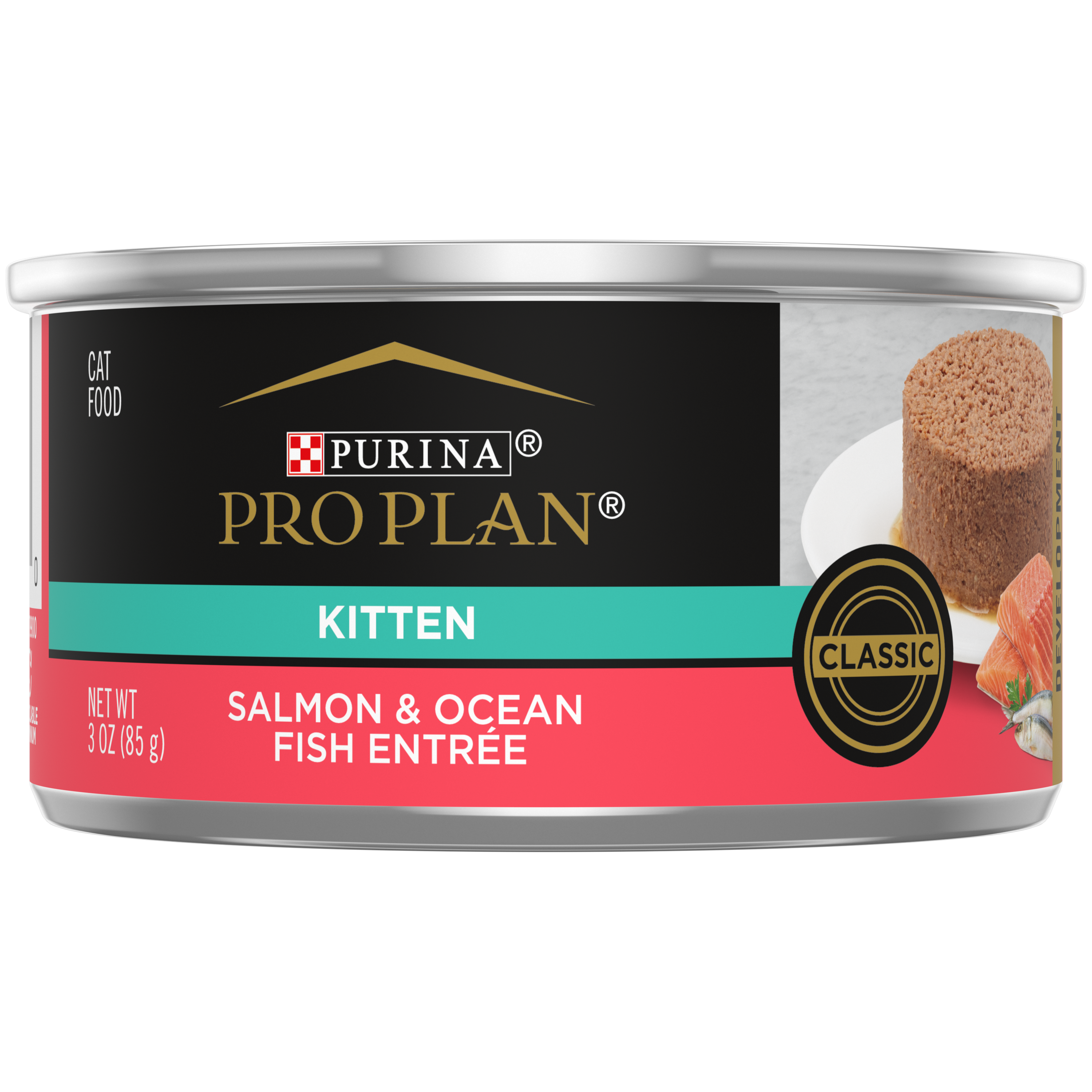 Purina Pro Plan Kitten Salmon & Ocean Fish Entree 3oz Can
