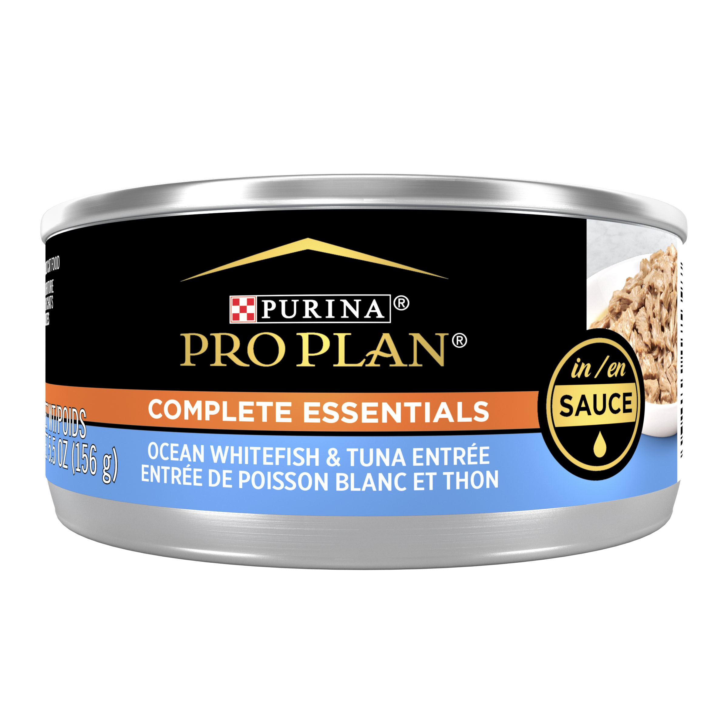 Purina Pro Plan Cat Ocean Whitefish & Tuna in Sauce 5.5oz can