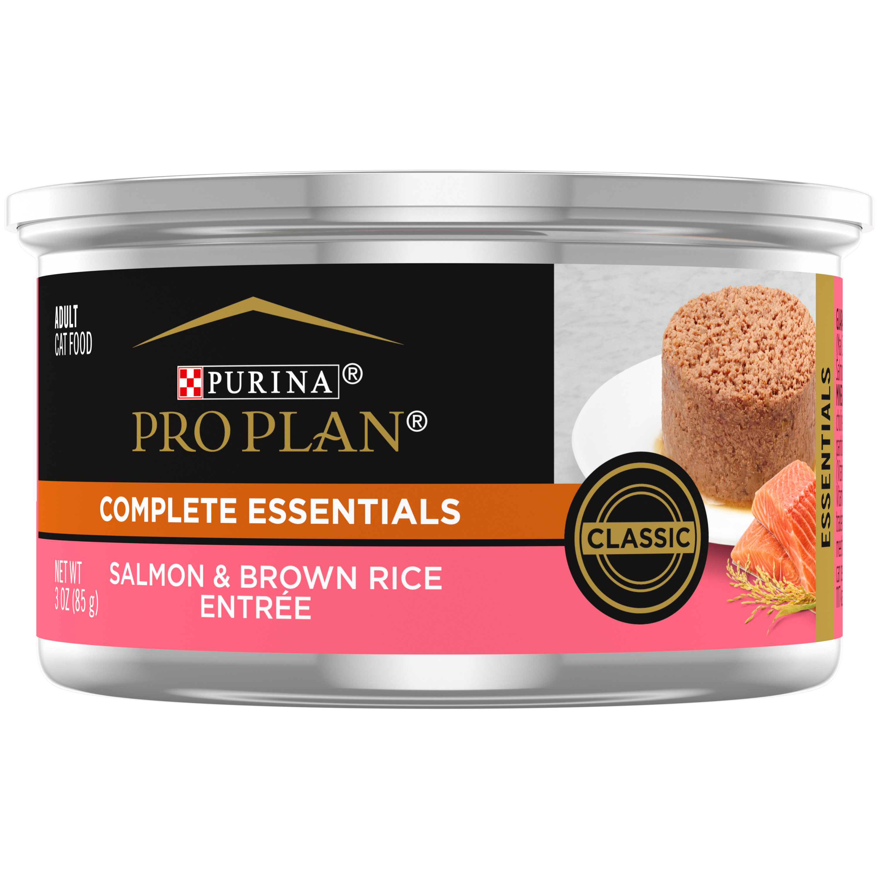 Purina Pro Plan Cat Salmon & Brown Rice Entree 3oz Can