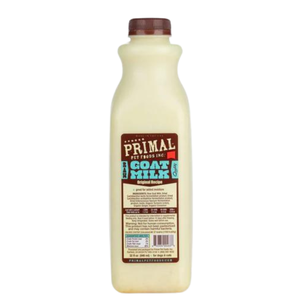 Primal Raw Goat Milk for supplemental feeding 32oz