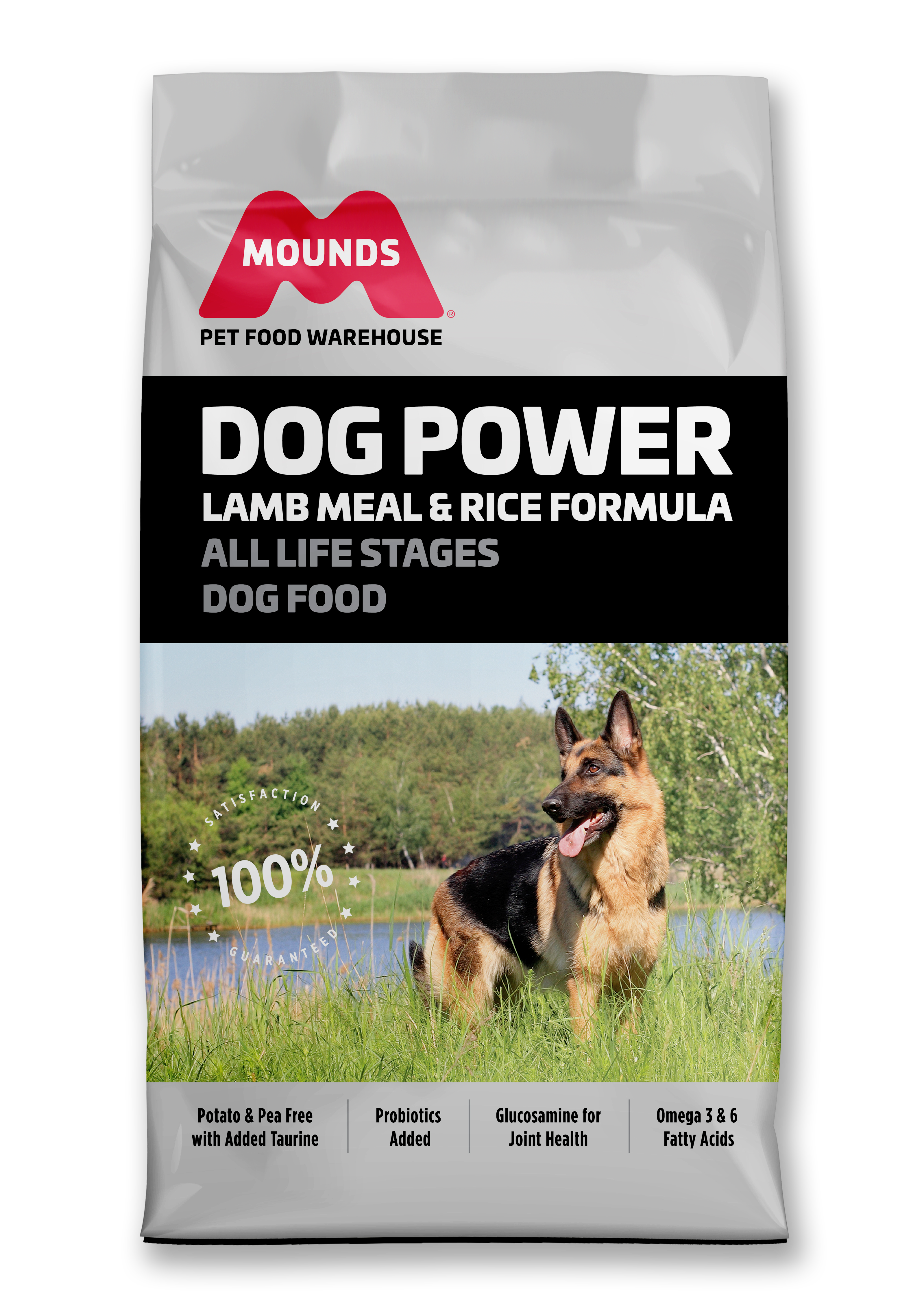 Mounds Dog Power Lamb & Rice 5#