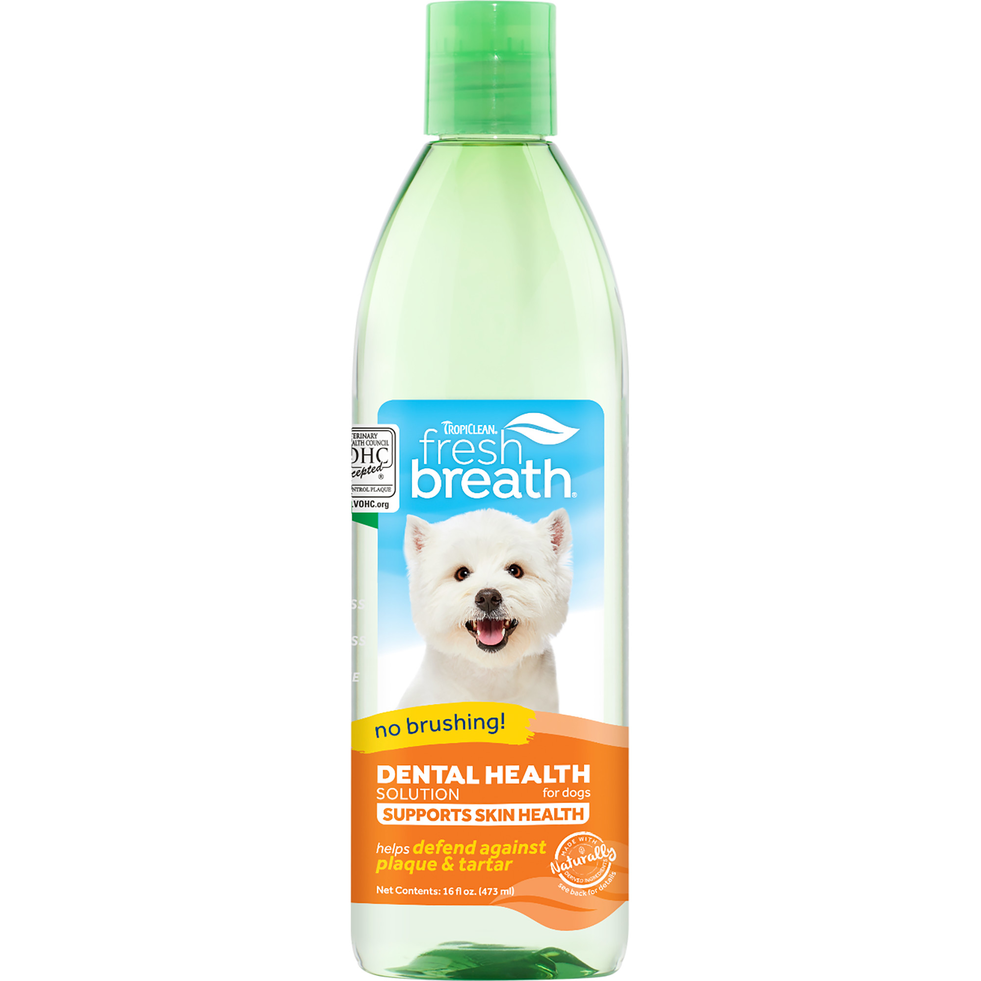 Tropiclean Dog Oral Care Water Additive Plus Skin & Coat 16oz