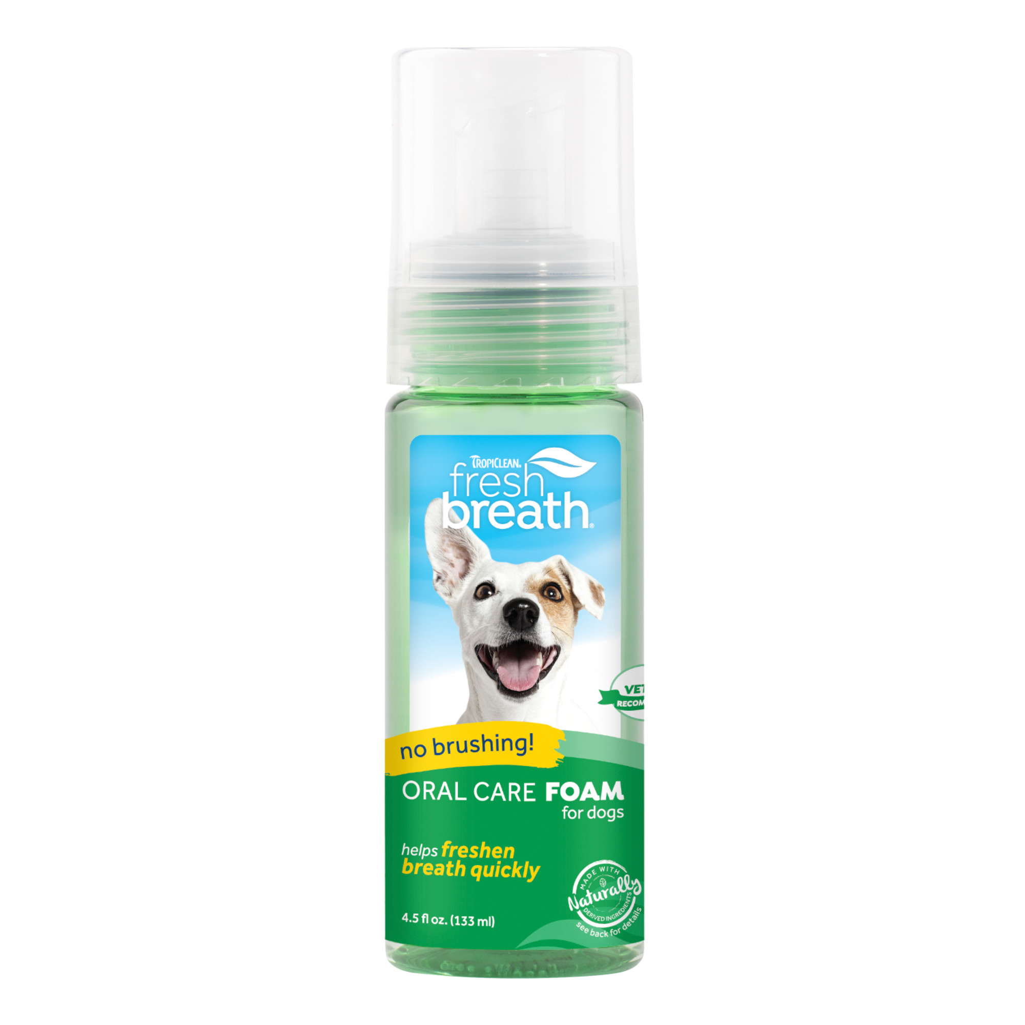 Tropiclean Fresh Breath Mint Foam 4.5oz