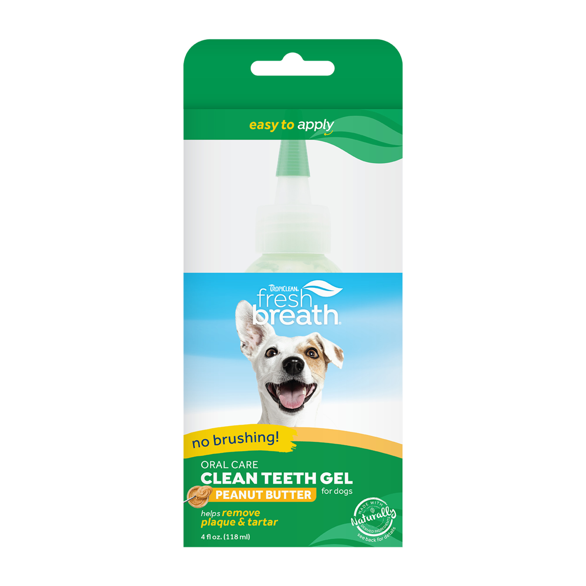 Tropiclean Fresh Breath Clean Teeth Gel Peanut Butter 4 oz