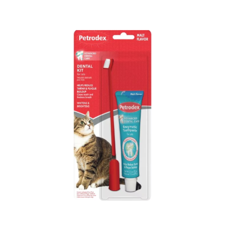 Sentry Petrodex Cat Dental Kit Malt 5oz