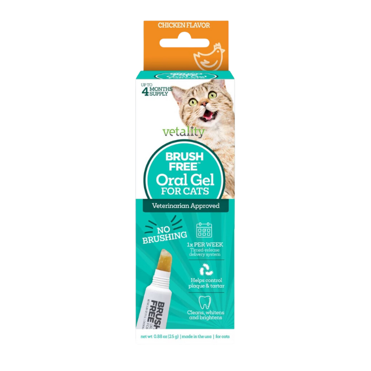 Vetality Cat Brush Free Gel