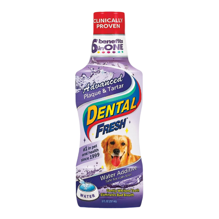 Dental Fresh Dog Advanced Plaque & Tartar Water Additive 8oz