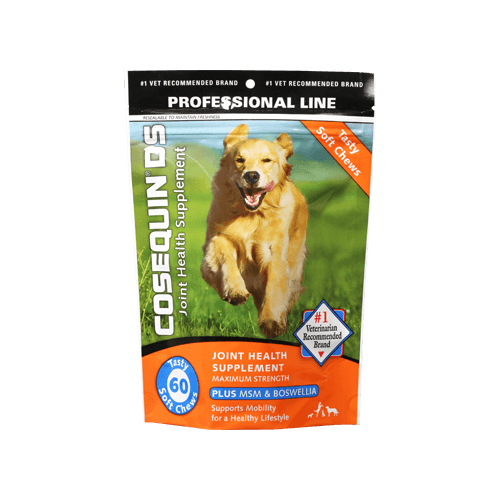 Cosequin Dog DS Max Strength Joint Health Supplement + MSM & Boswellia 60ct