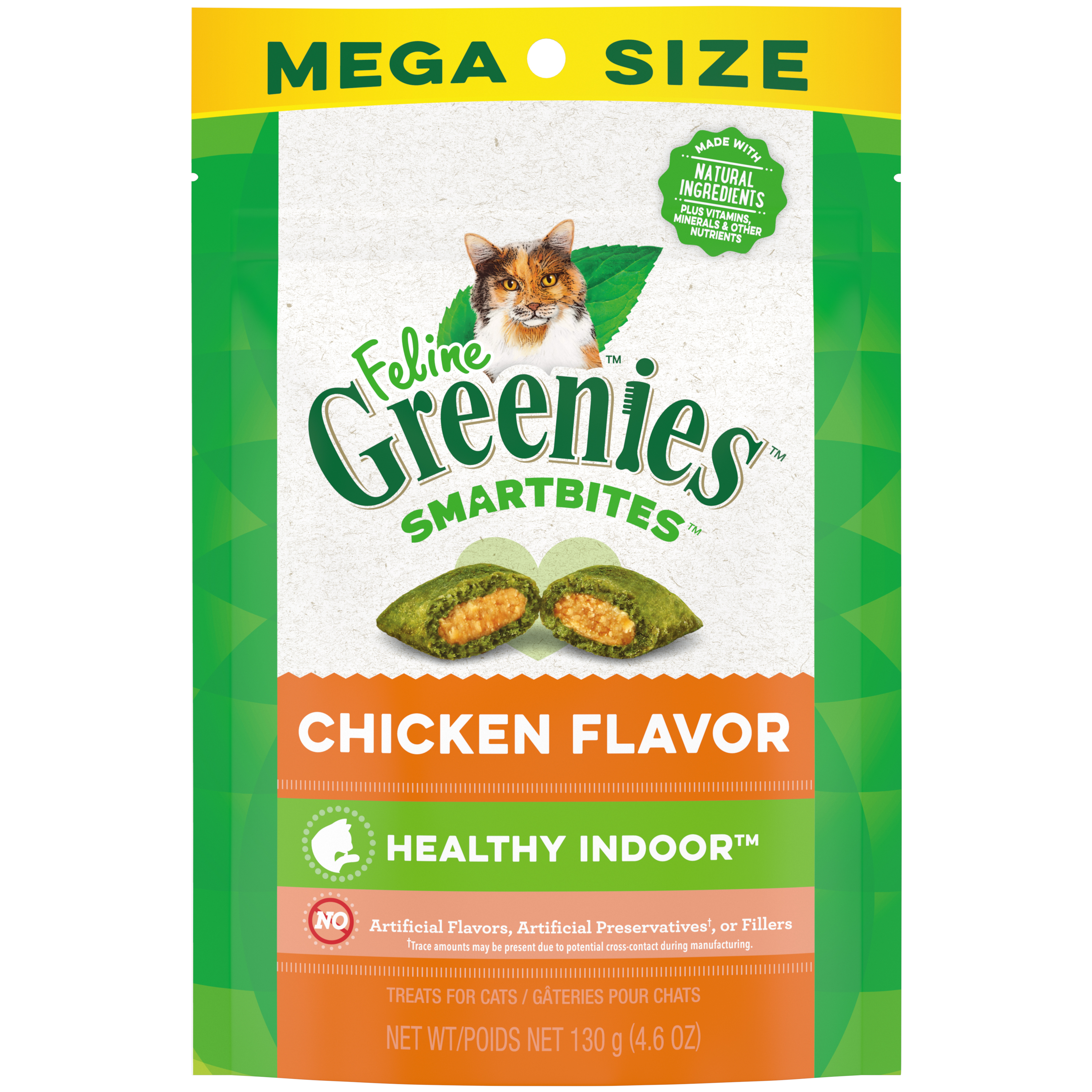 Greenies Smartbites Cat Treats Healthy Indoor Chicken 4.6oz