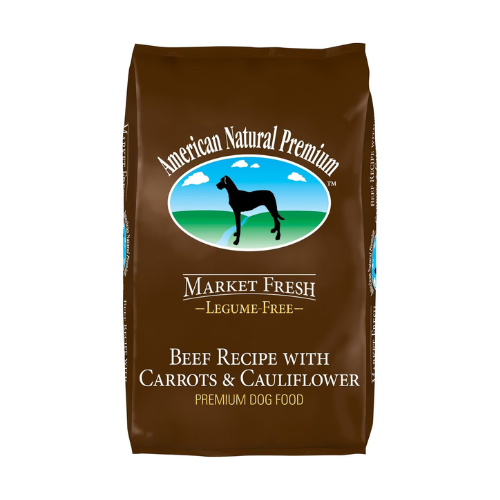 American Natural Premium Dog Market Fresh Beef Carrots Cauliflower 12#