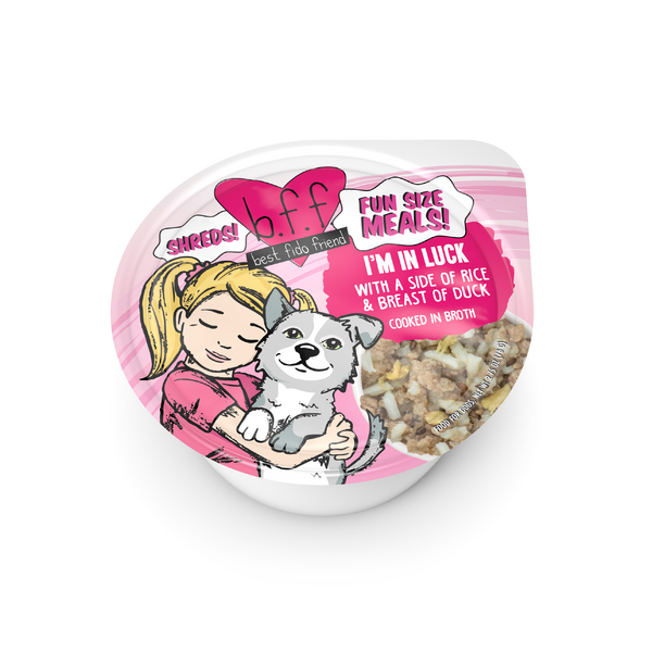 Weruva BFF Dog Fun Size Meals Im in Luck Duck & Rice 2.75oz