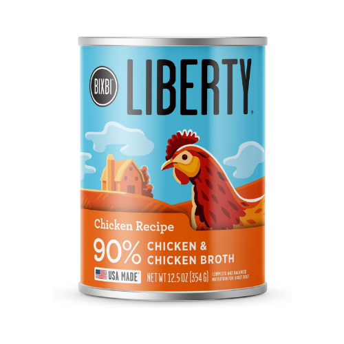 Bixbi Liberty Grain Free Chicken Dog Food Can 12.5oz