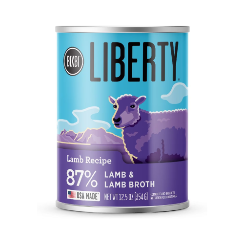 Bixbi Liberty Grain Free Lamb Dog Food Can 12.5oz